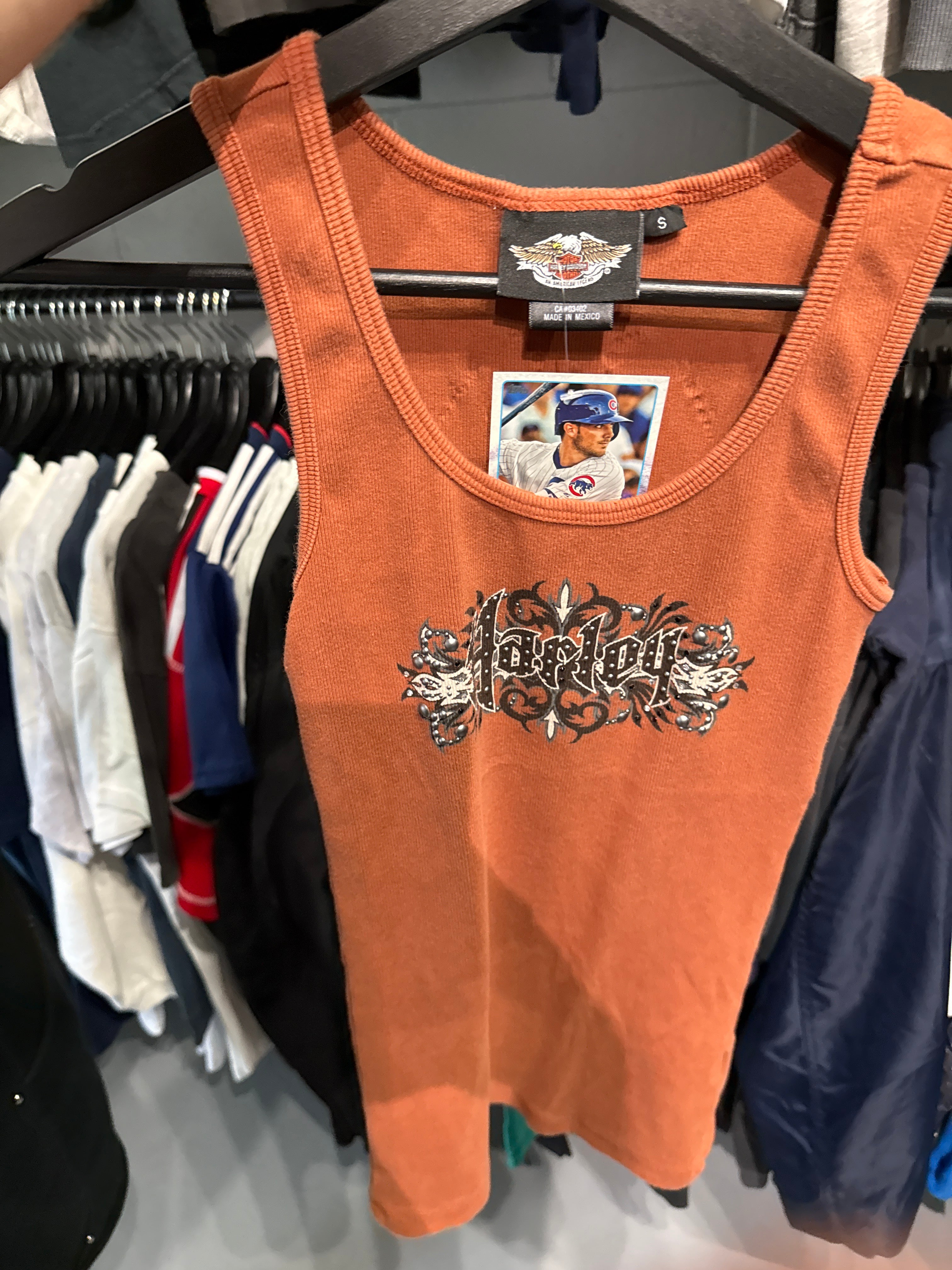 Y2K Harley Wing Tank Sz S
