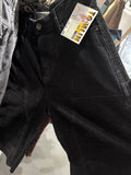 Cord Double Knee Shorts BLK Sz 30