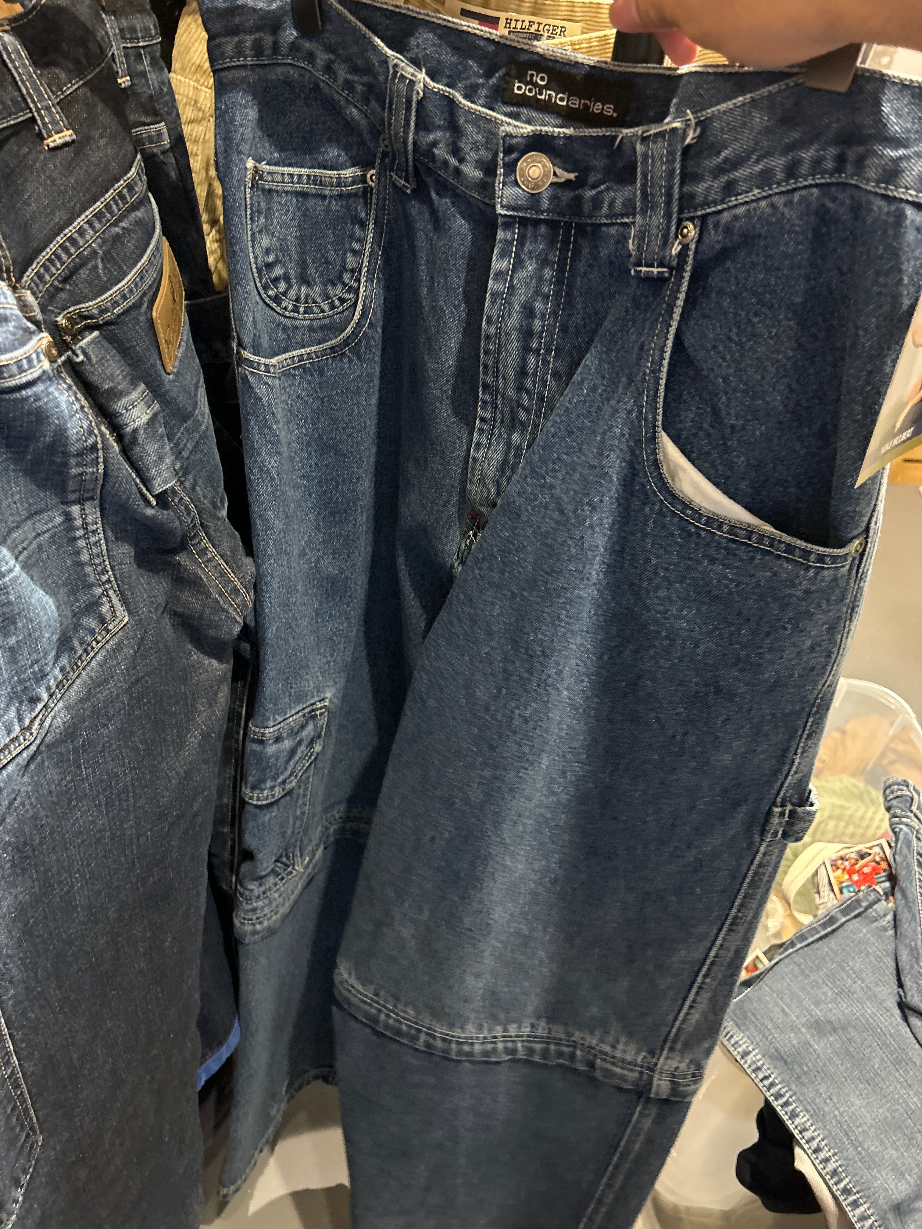 Y2K No Boundaries Jean zip Shorts Sz 32