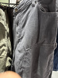Cord Double Knee Shorts GRY Sz 38
