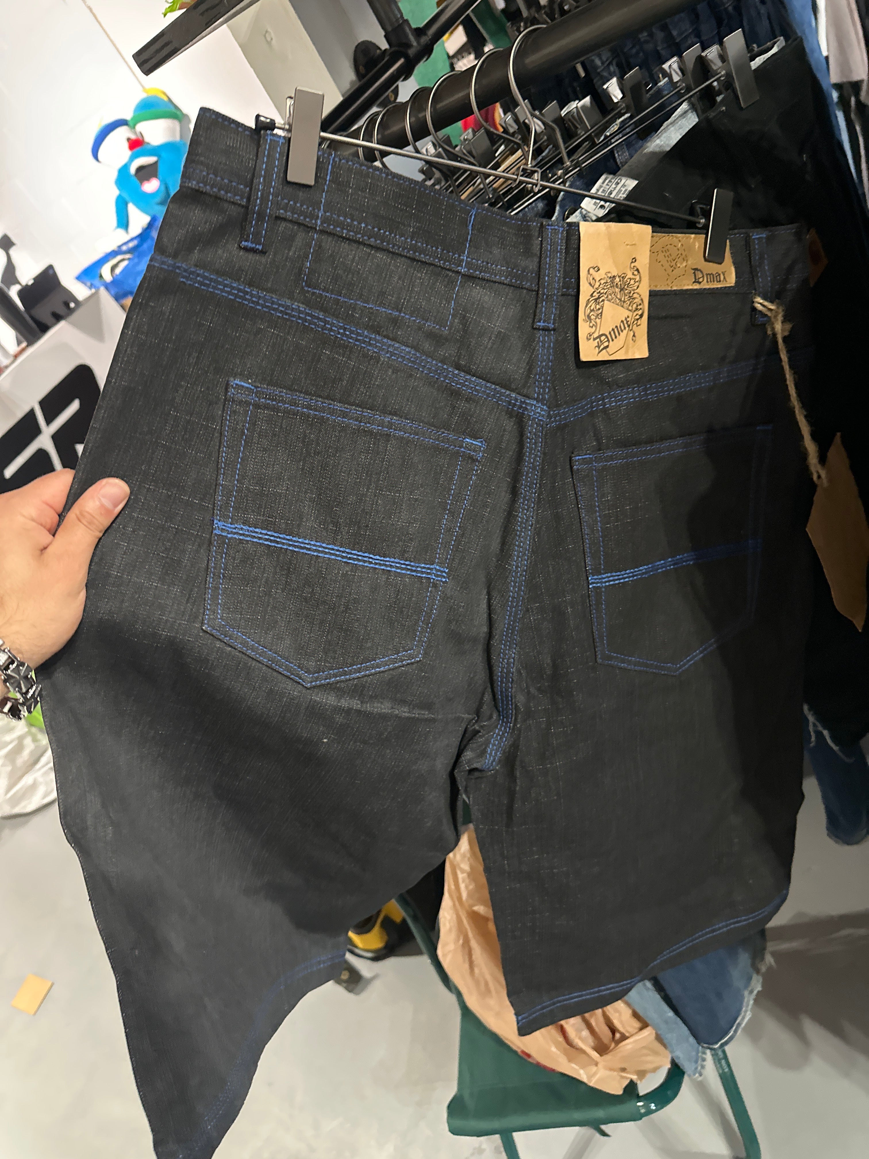 Y2K Baggy Denim Shorts (36)
