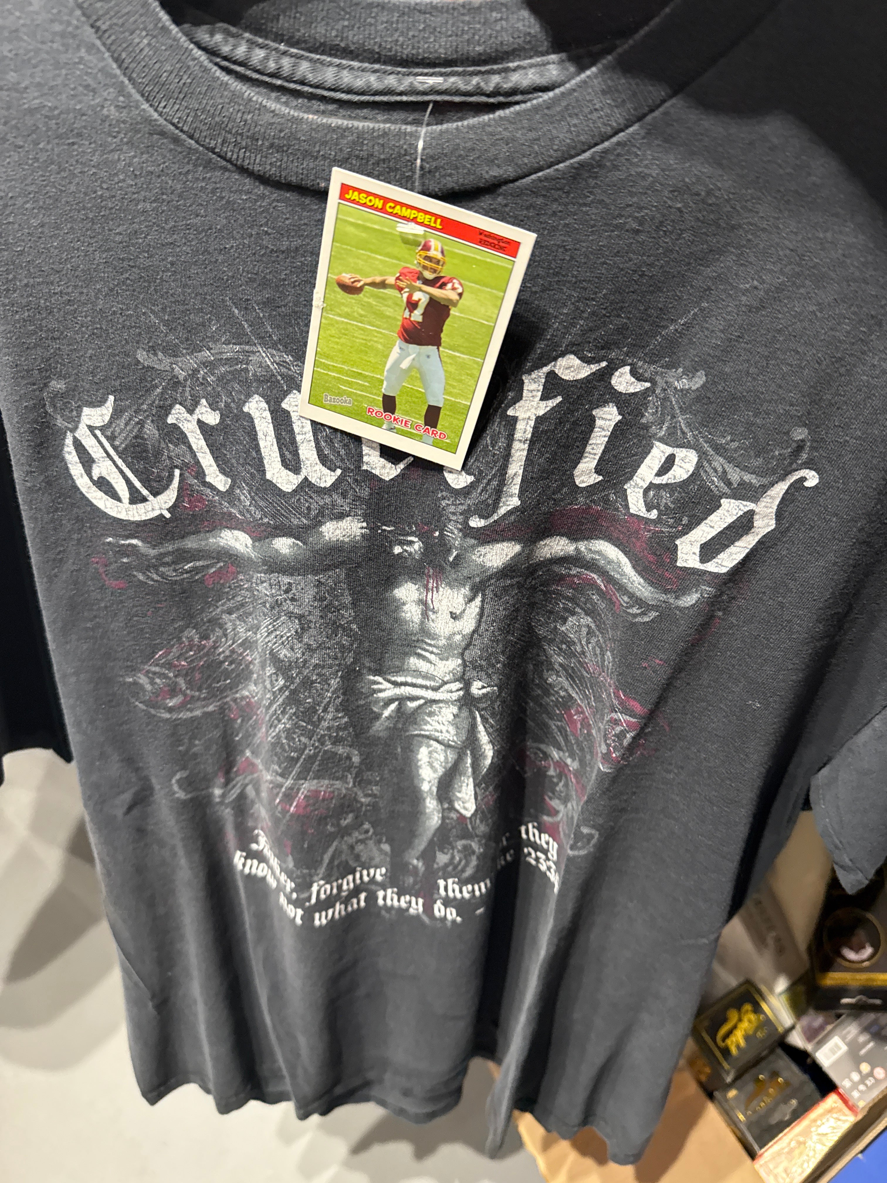 VTG Jesus Crucified Tee Sz L