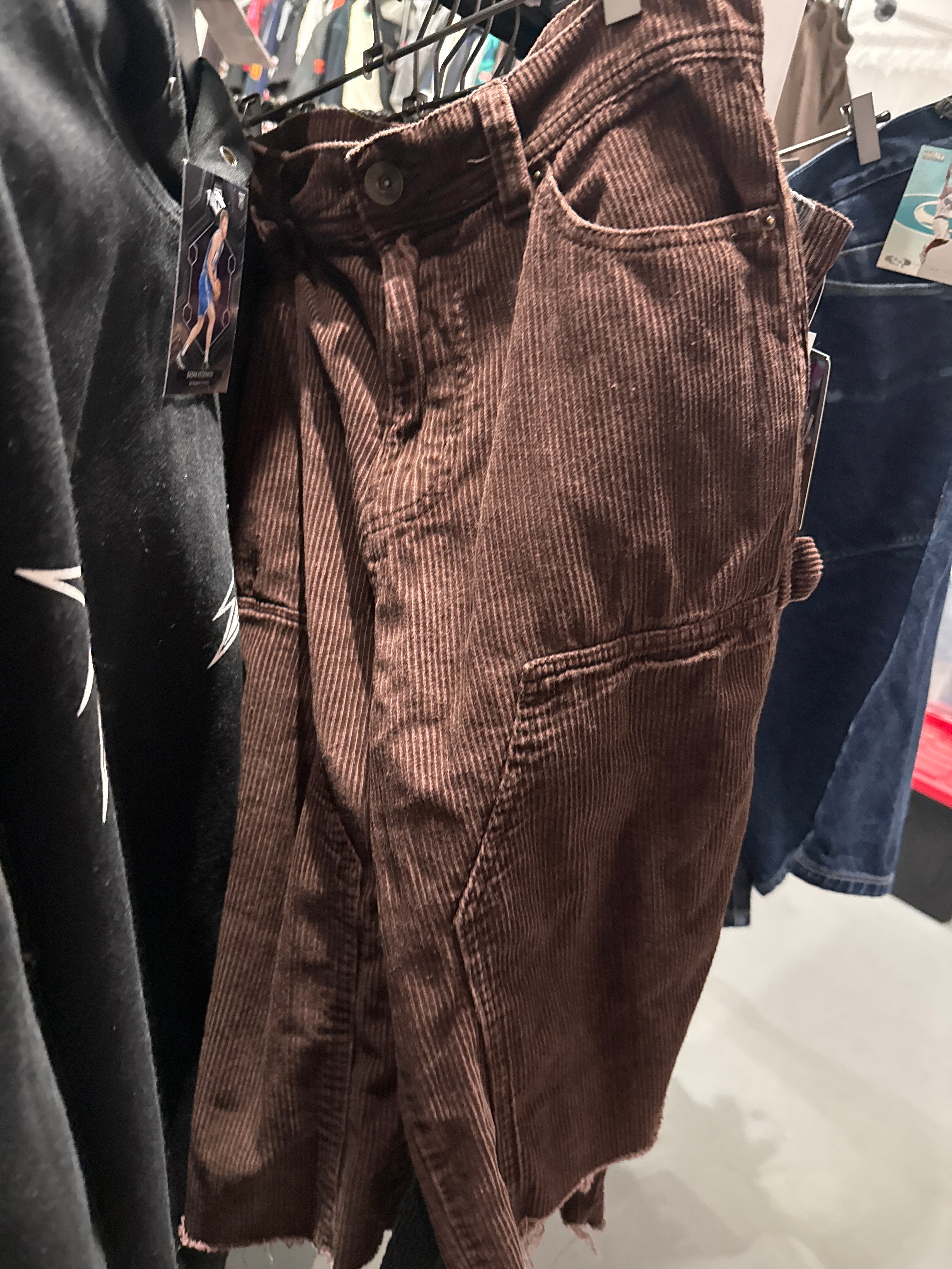 Cord Double Knee Shorts BRN 28