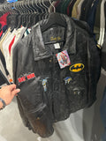 Vtg Batman Leather Jacket (XXL)