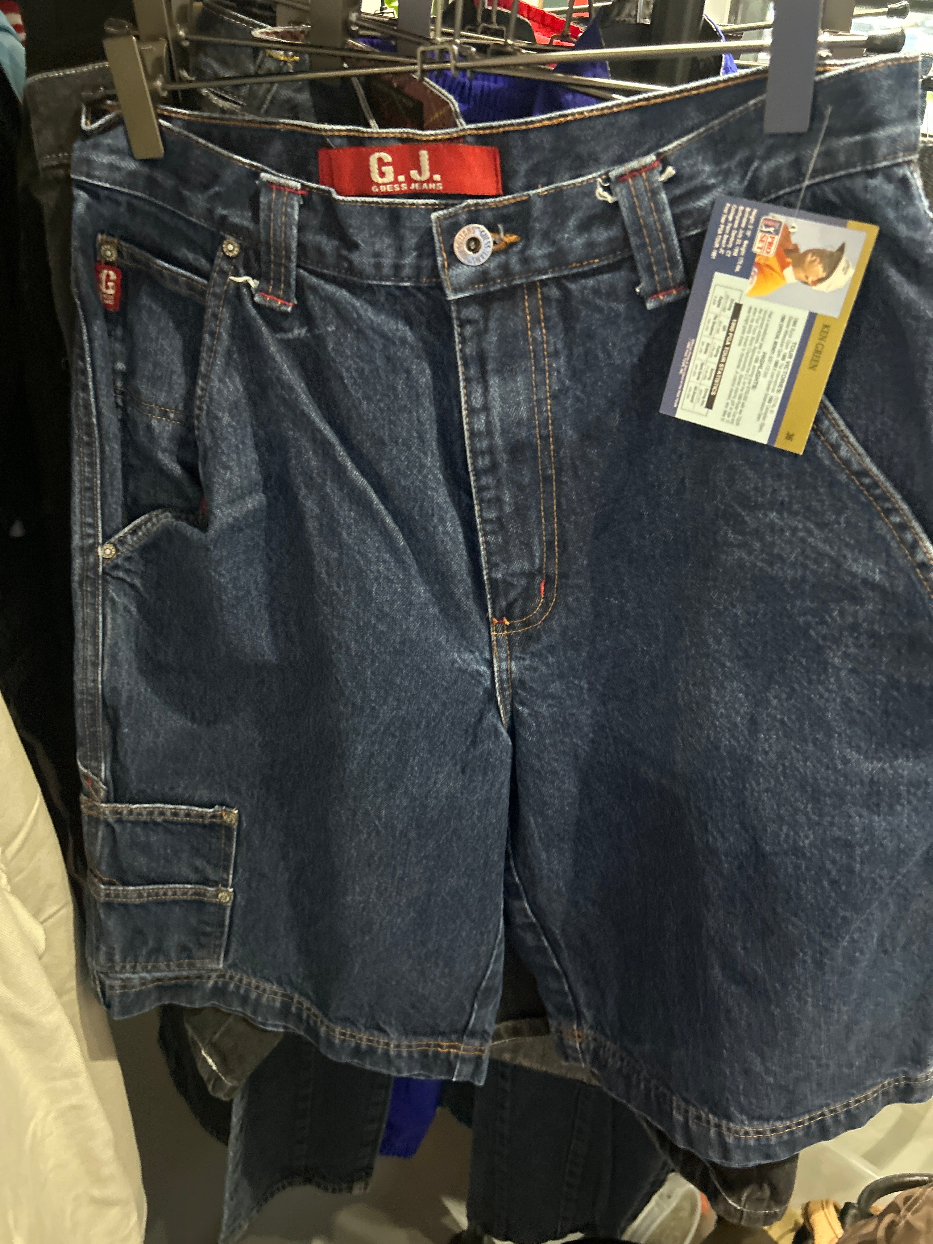 Y2K Guess Denim Jorts Sz 32