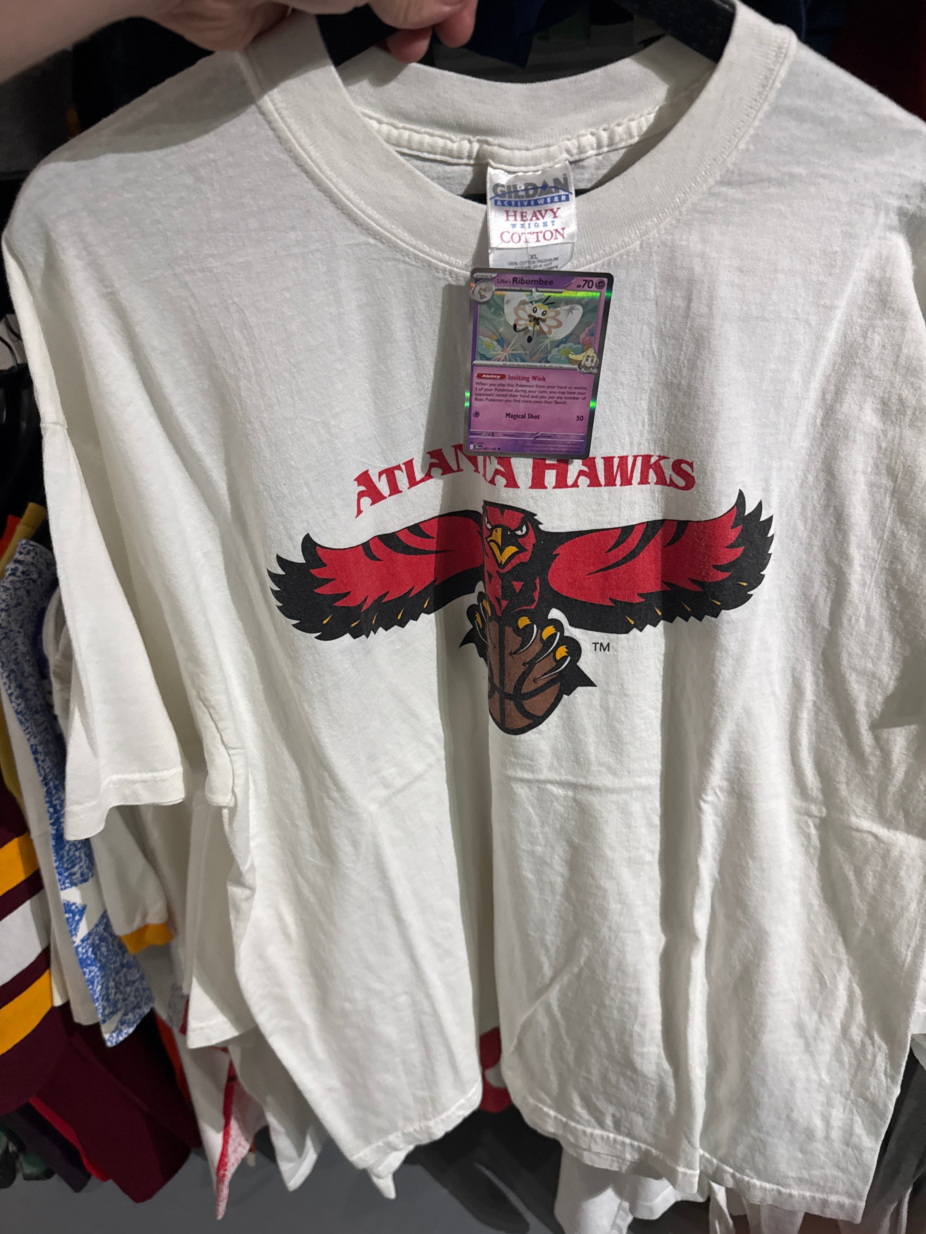 Vintage Y2K Hawks T-Shirt Sz XL