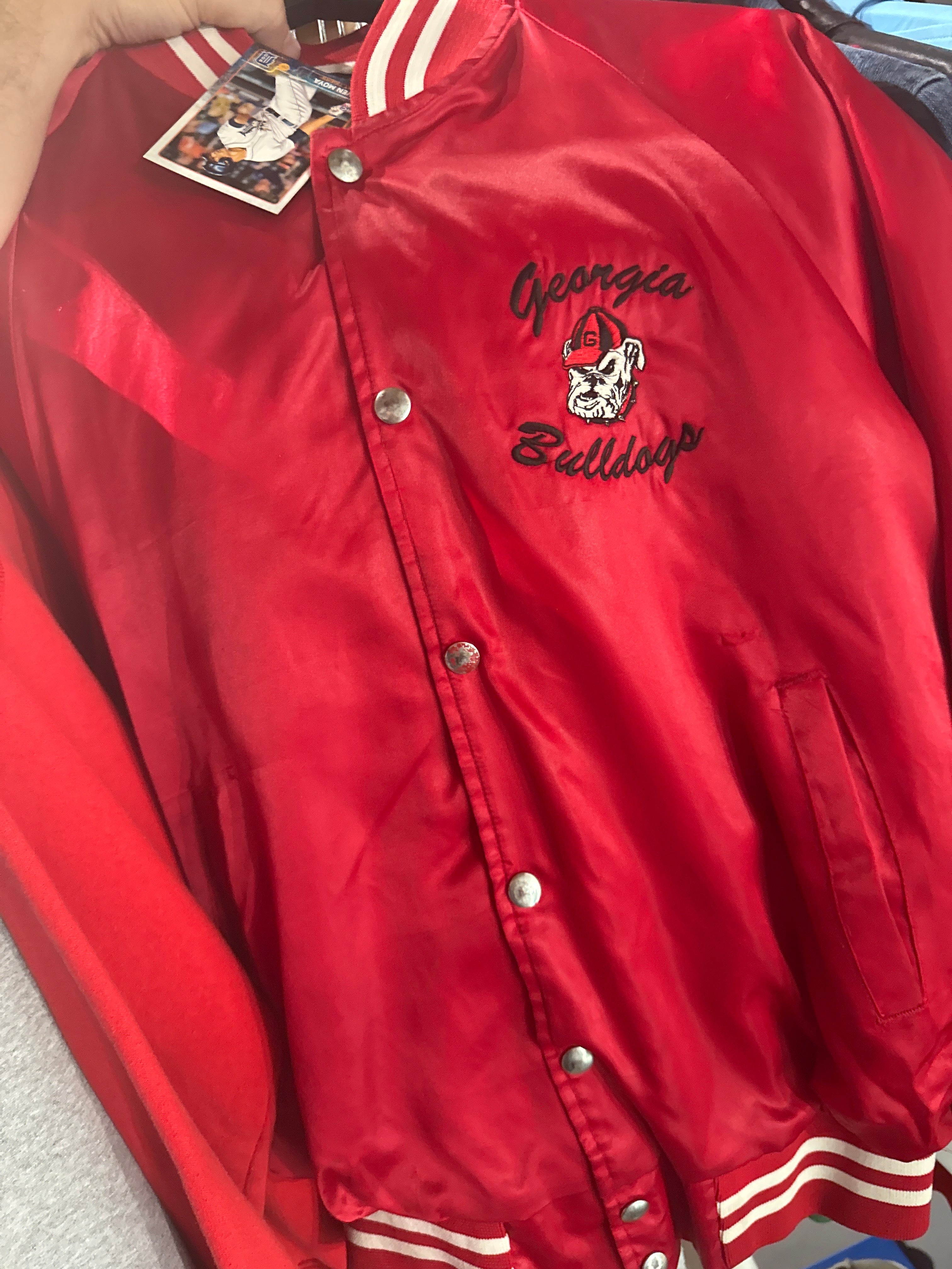 VTG Georgia satin jacket Sz L