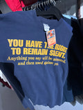 Vintage Remain Silent Sz M