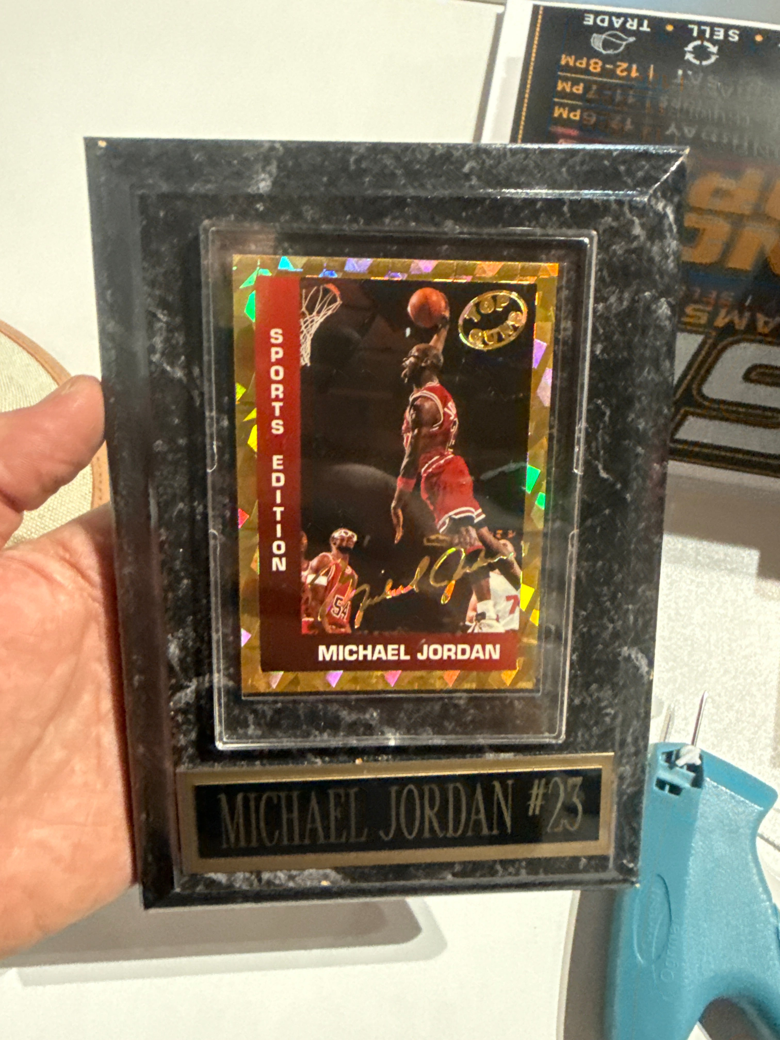 Jordan Card Plaque