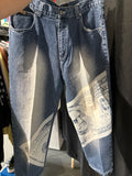 Y2K Money Print Jeans 38x32