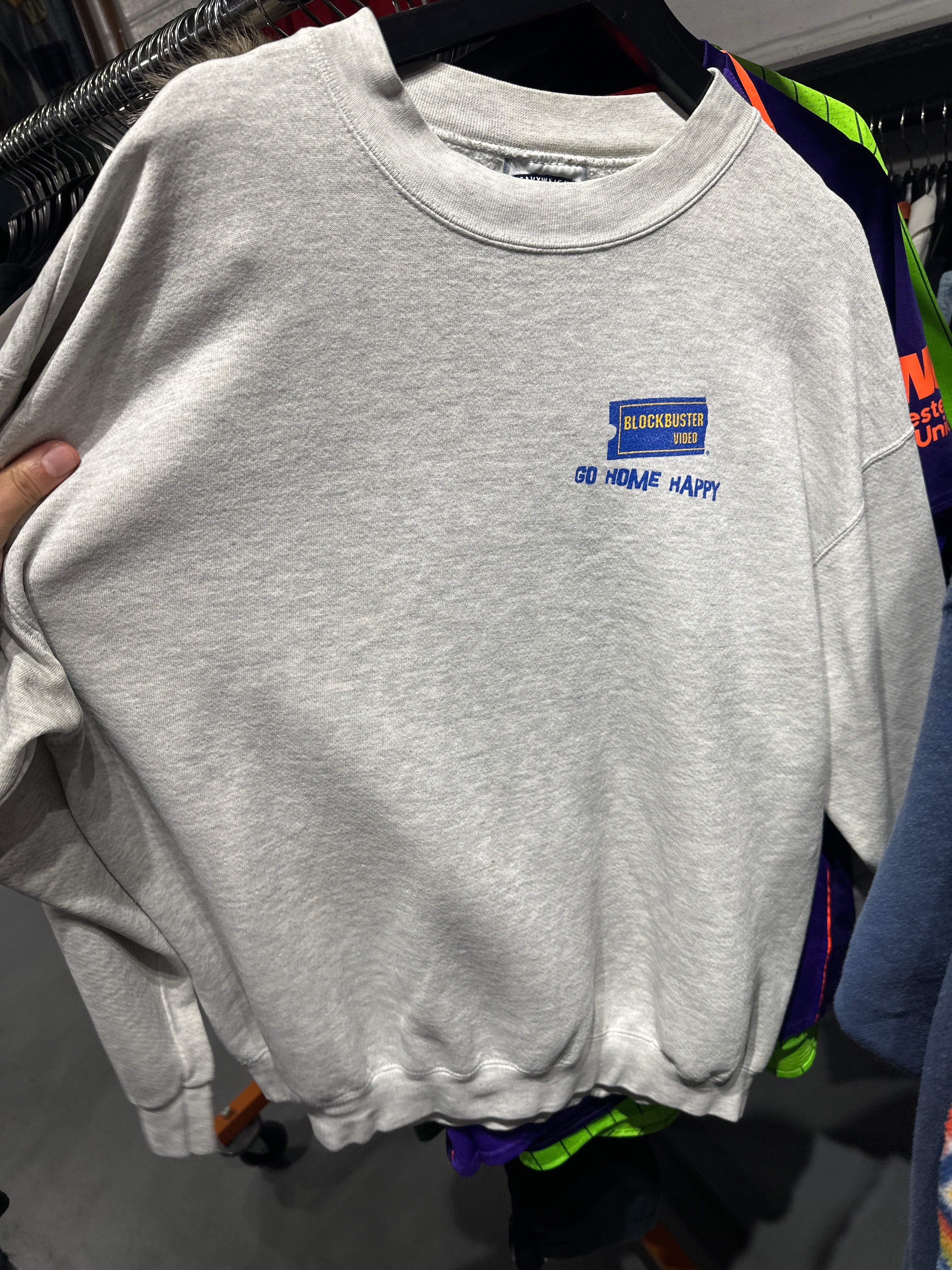 Vtg Blockbuster Crew (XL)