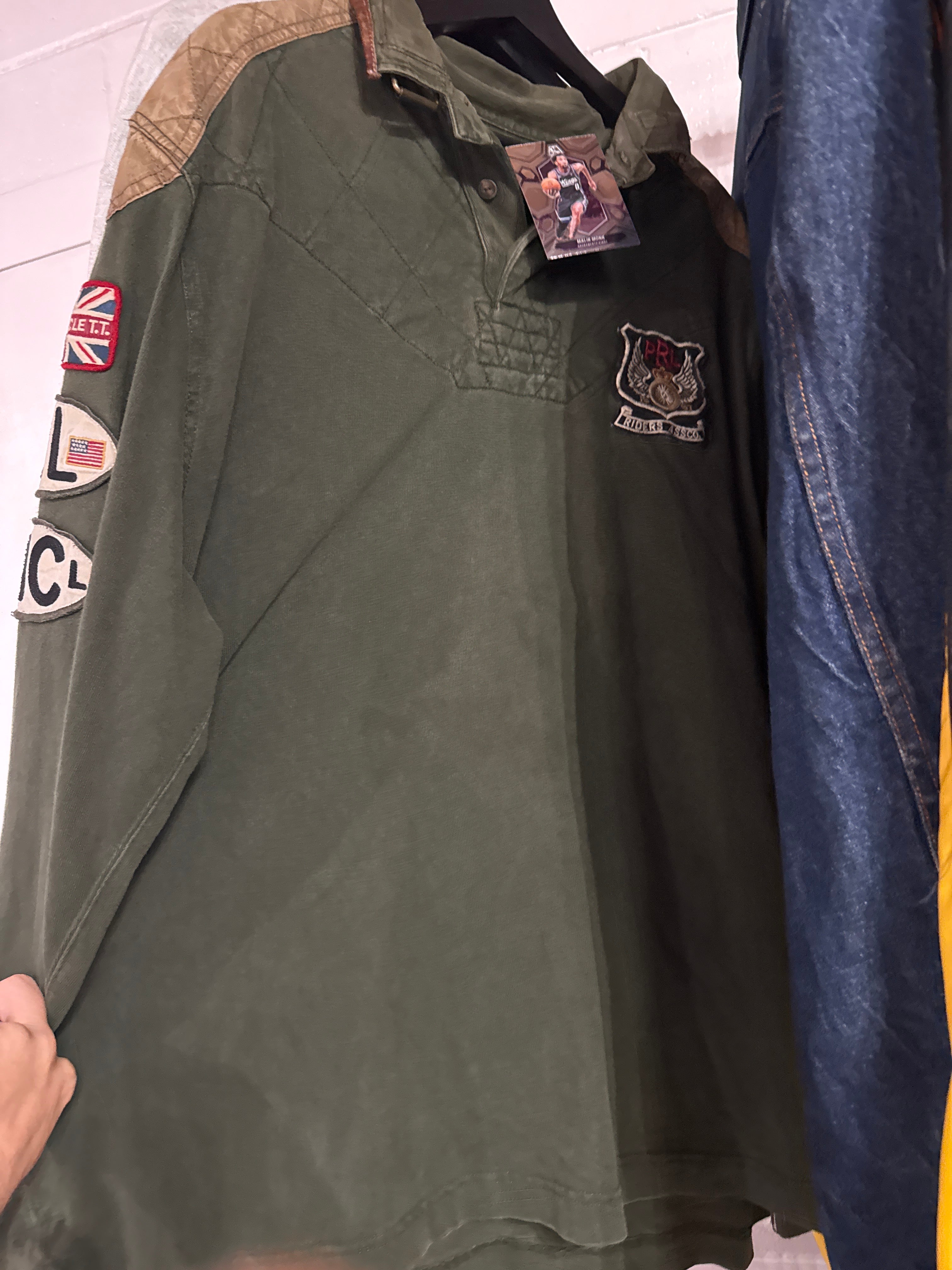 Vintage Motorcycle RL Rugby Sz XXL