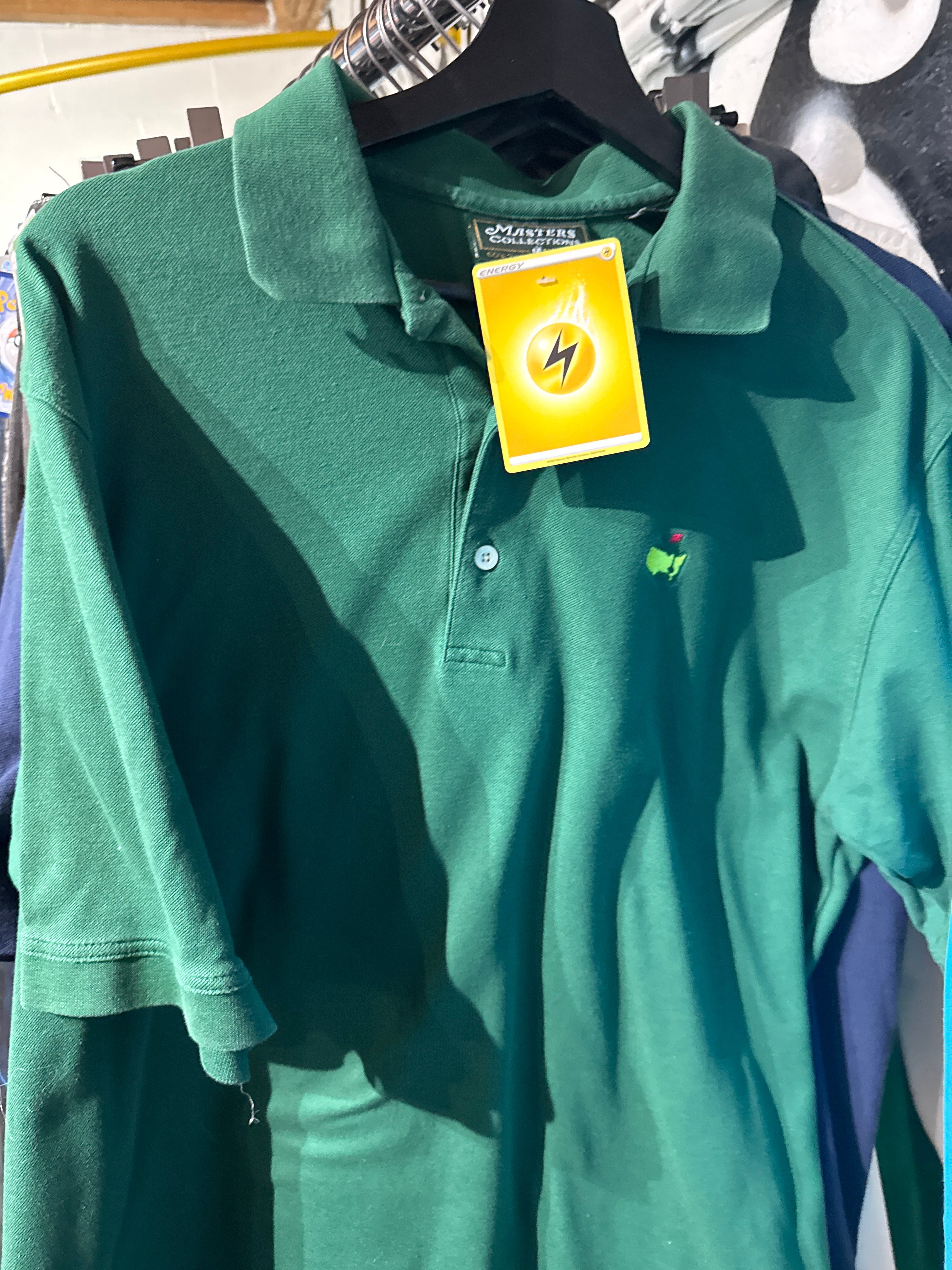 Masters Green Polo Sz M