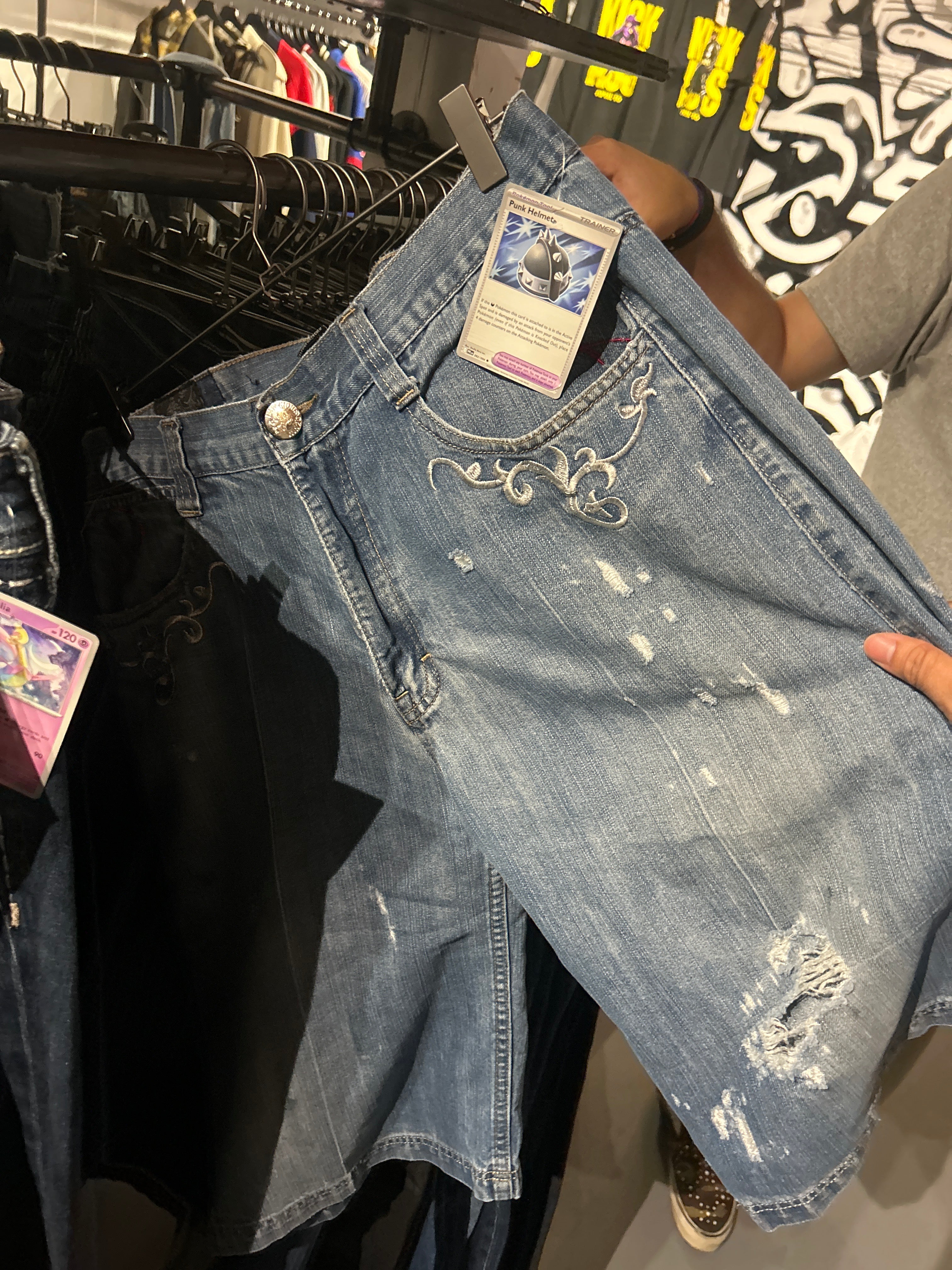Y2K Jorts Sz 34
