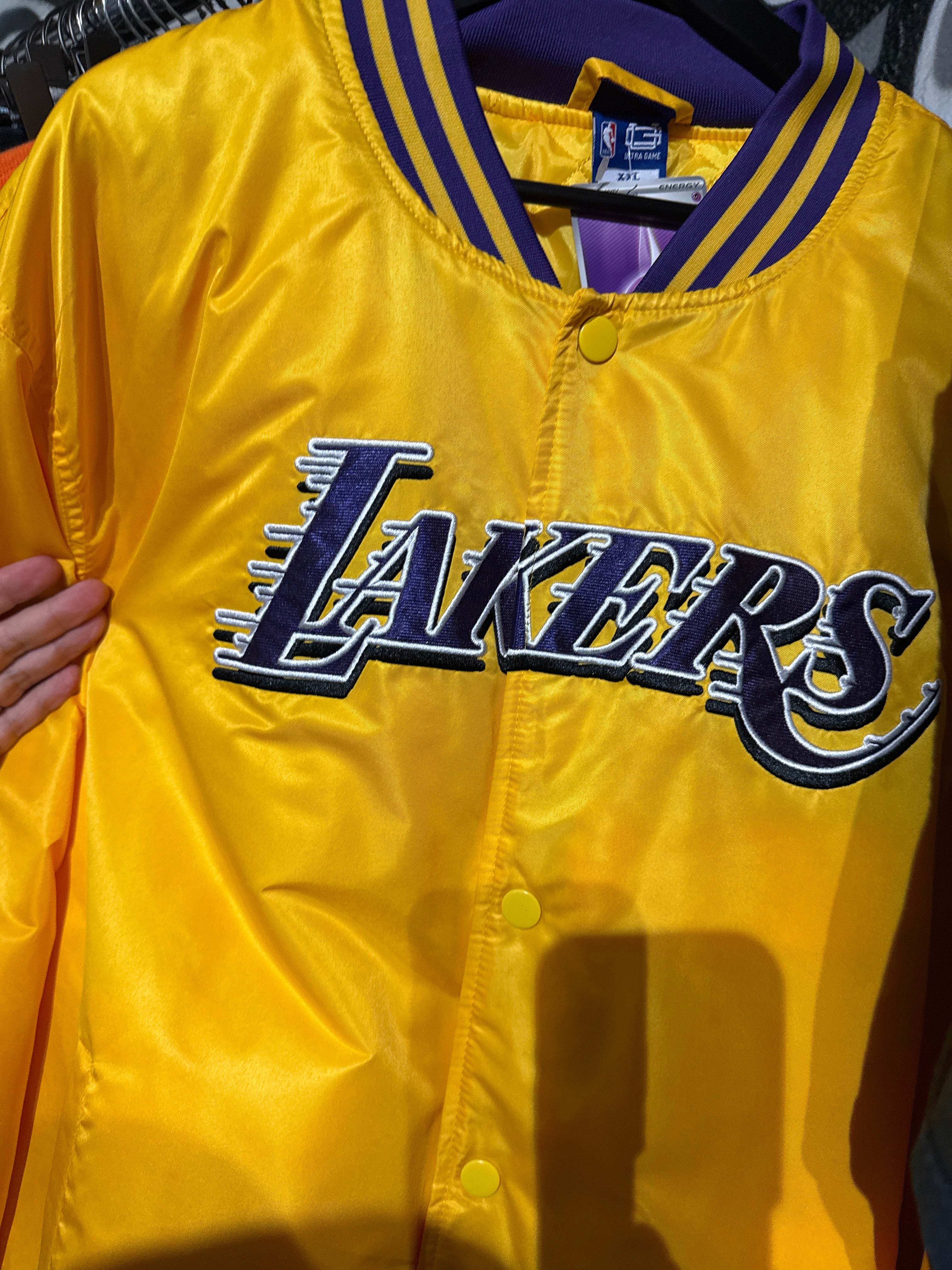 Lakers Varsity Bomber Sz 2XL