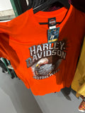 VTG Harley Davidson Killer Creek Orange T-shirt SZ XL