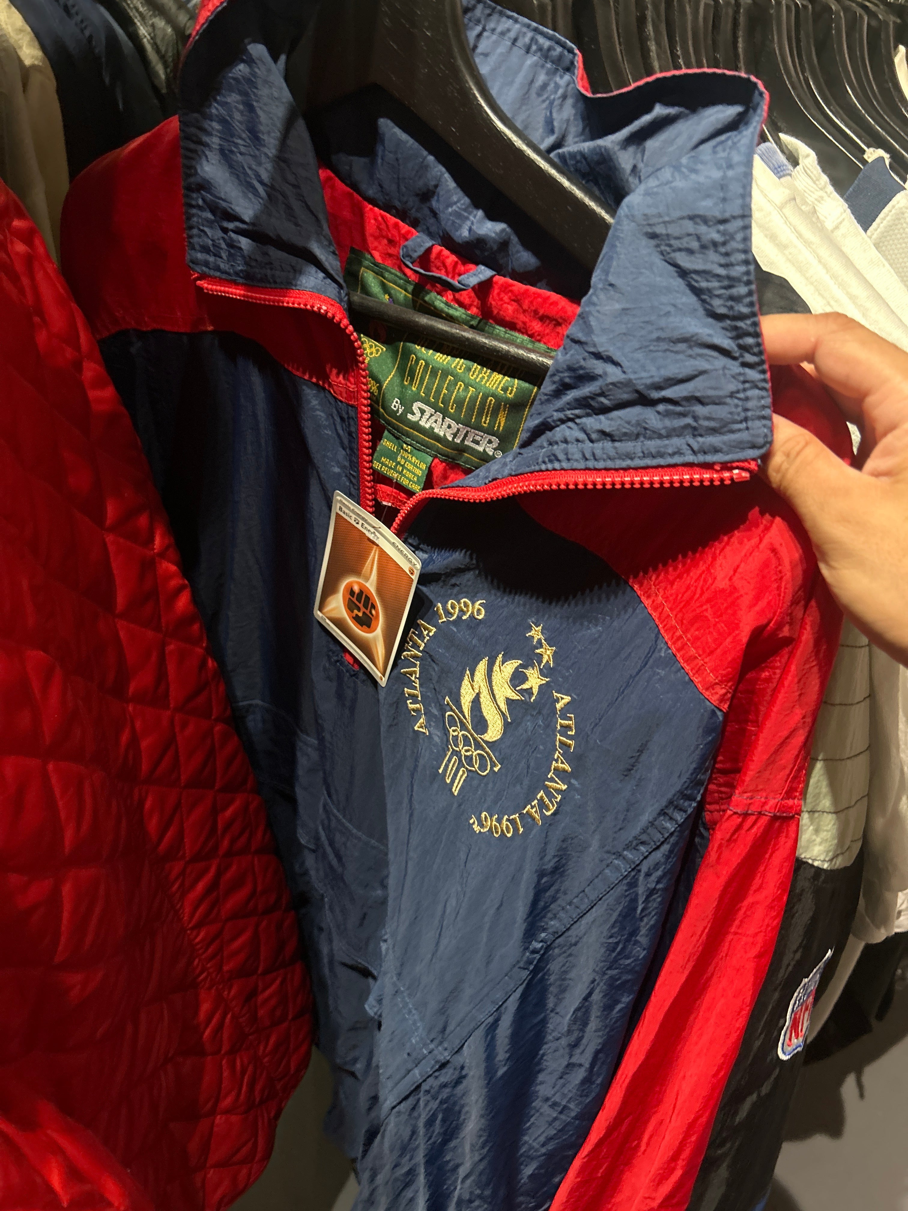 VNTG 96 Olympics Windbreaker Sz M