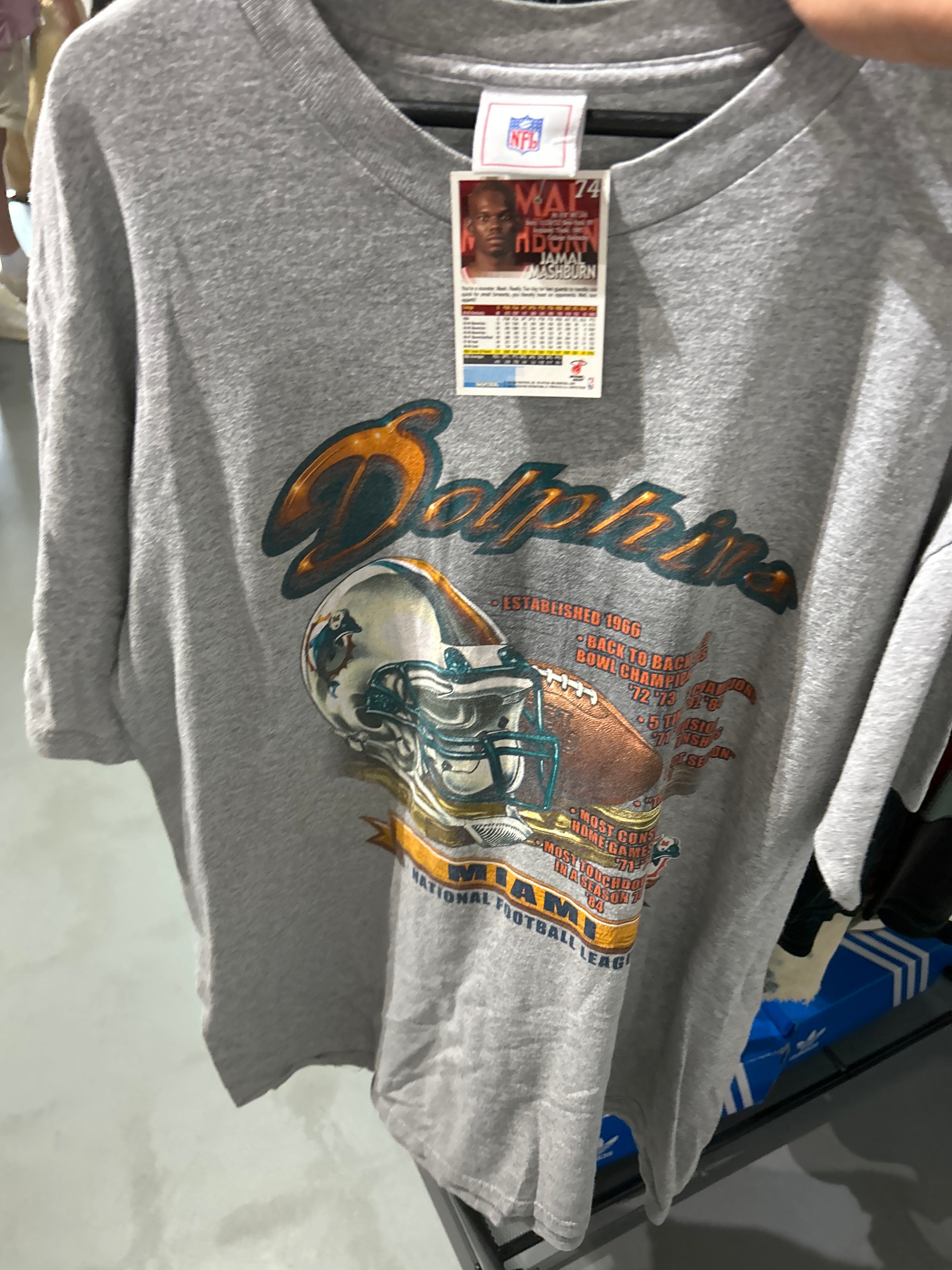 VNTG Dolphins Sz XL