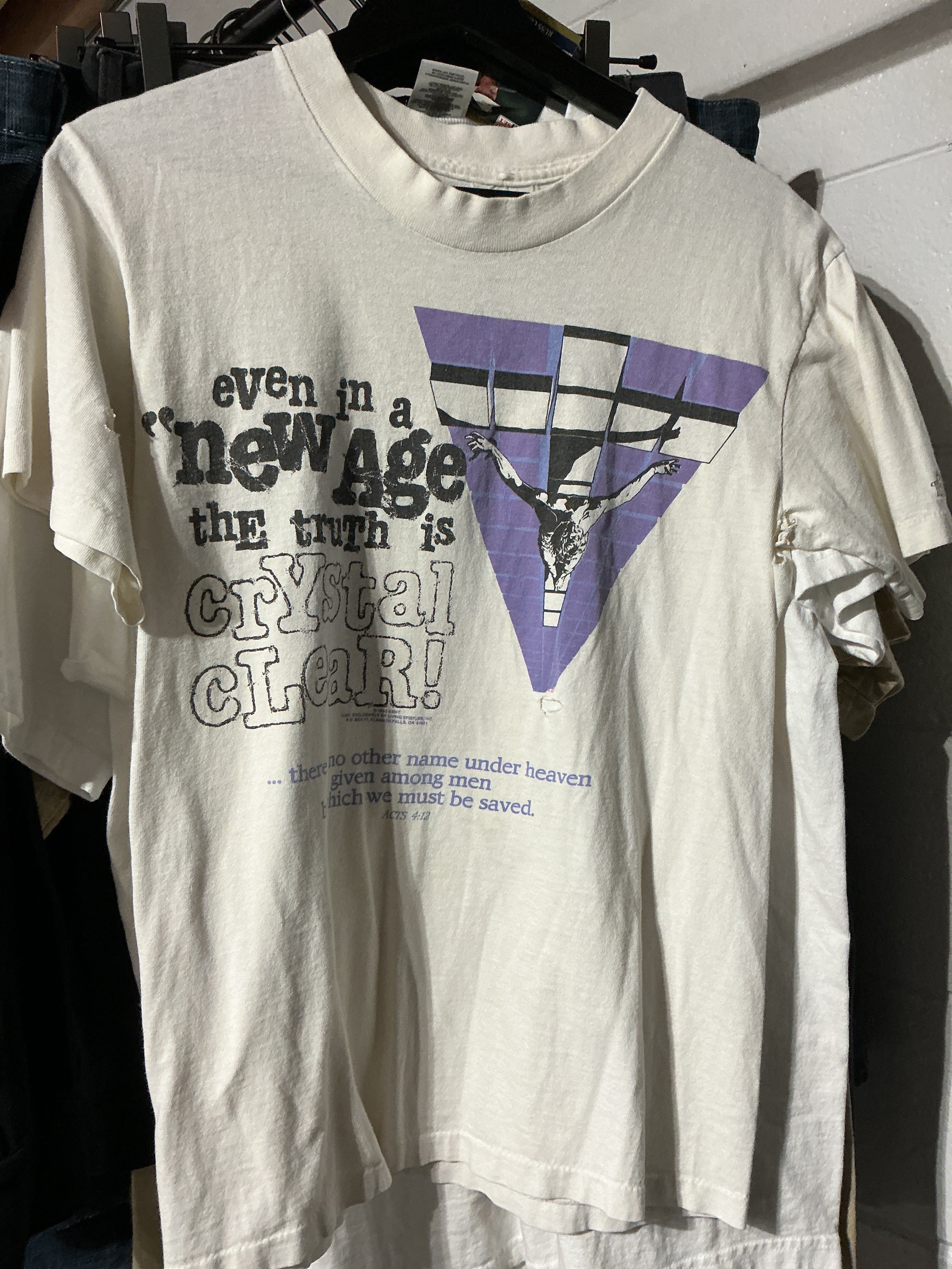 Vtg New Age Jesus Tee (S)