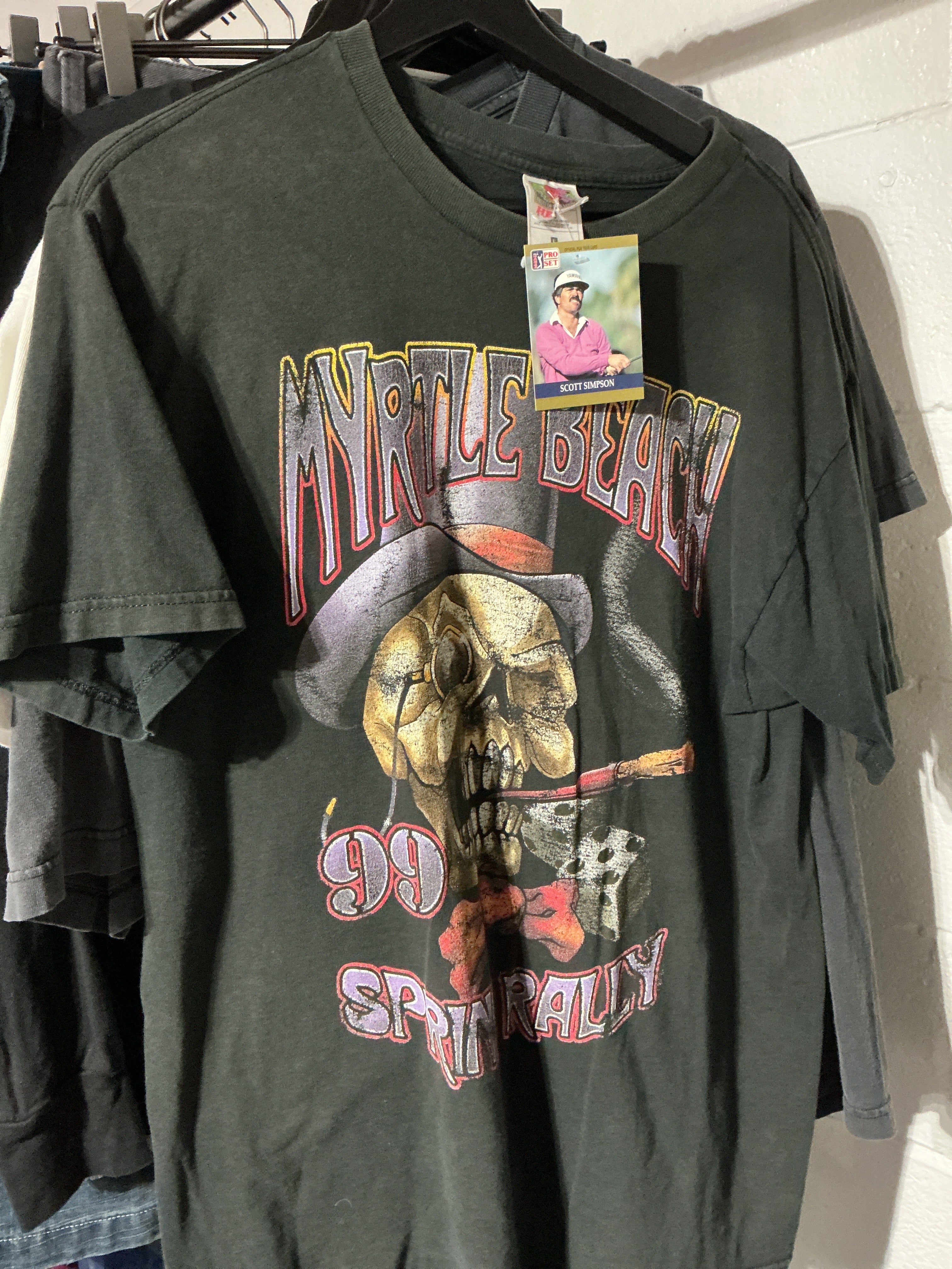 Vtg Myrtle Beach Biker Tee (L)