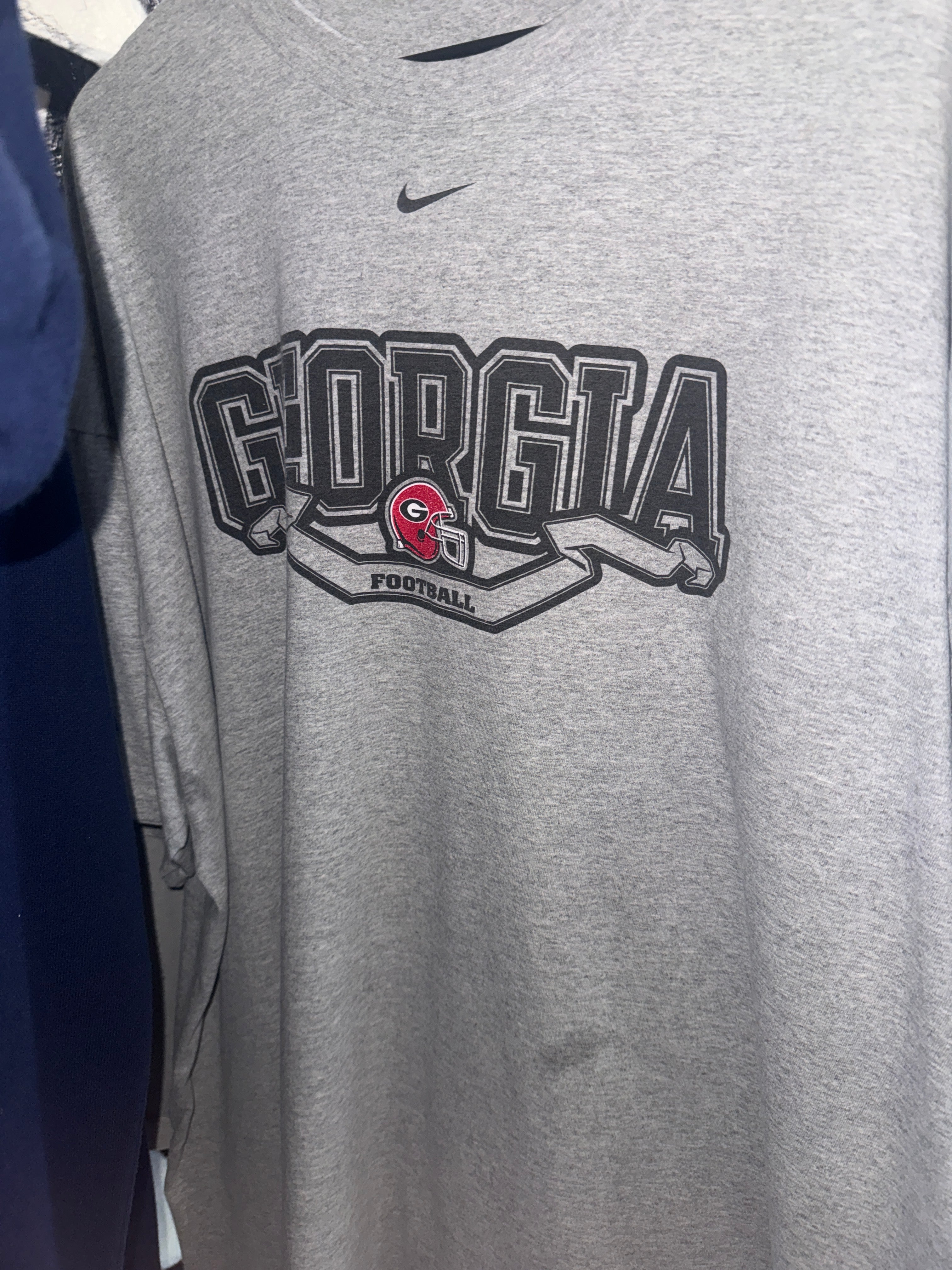 UGA Nike Center Swoosh T 3XL