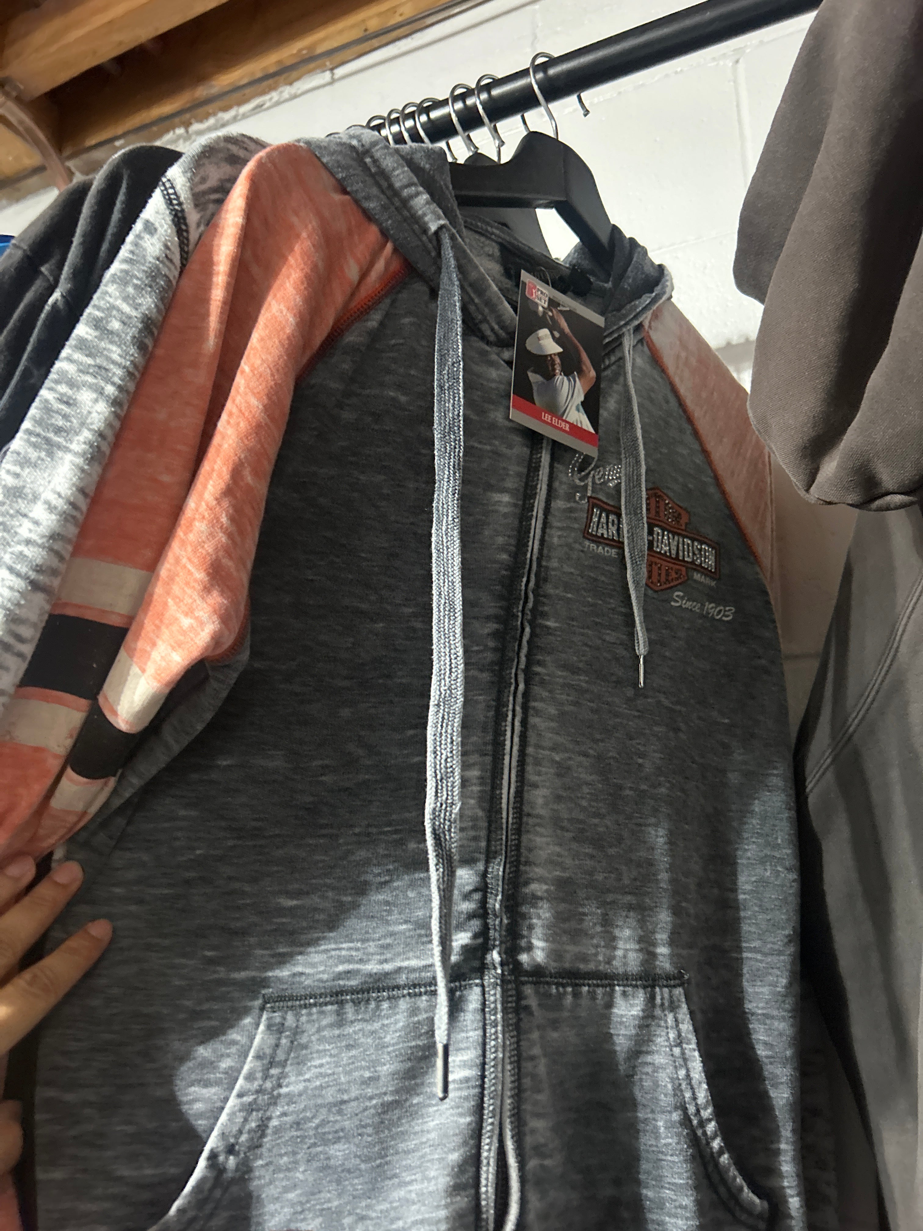 VNTG Harley WMNS Zip Sz L