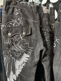 Y2K Imperious Gray Wings 38x34