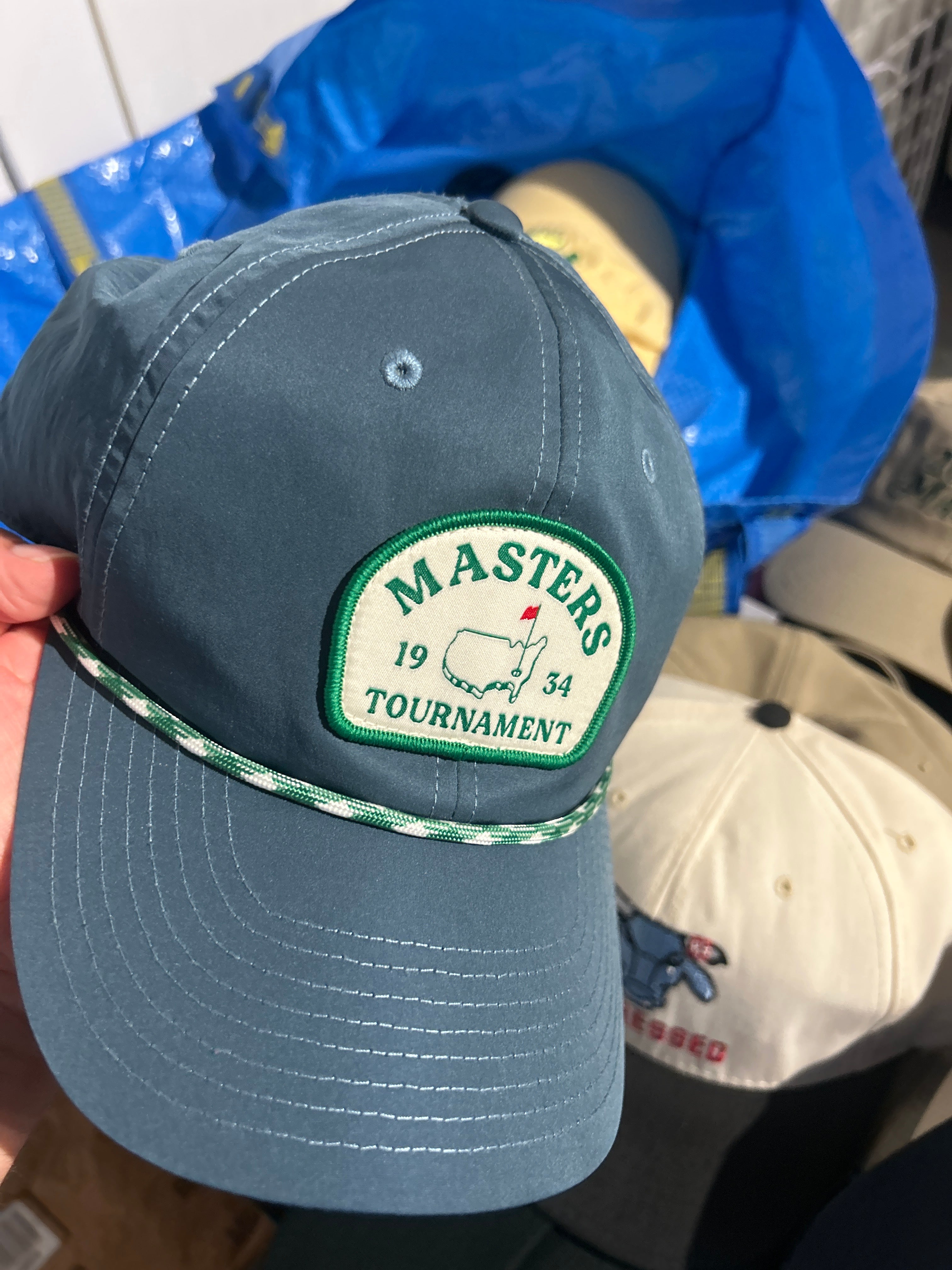 Blue New Masters Hat