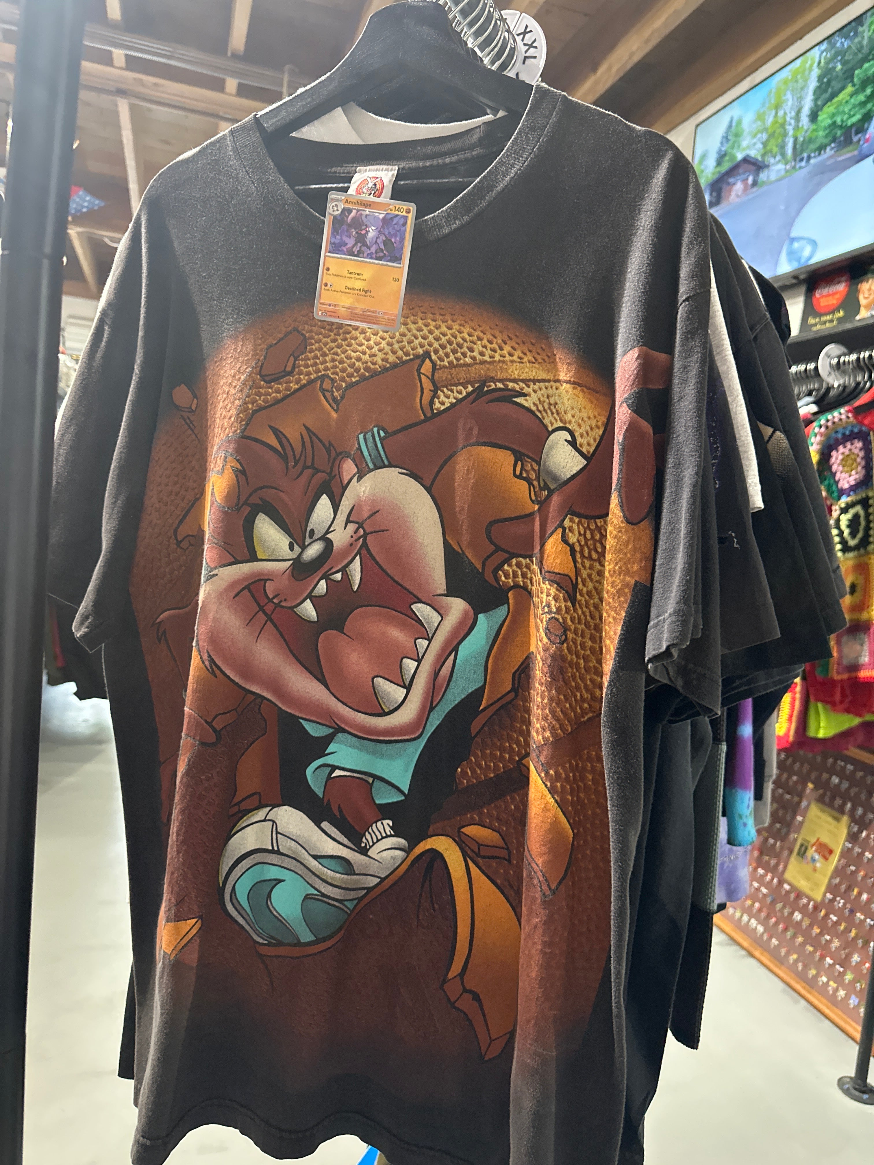 Vtg Taz Break Through Tee (XL)