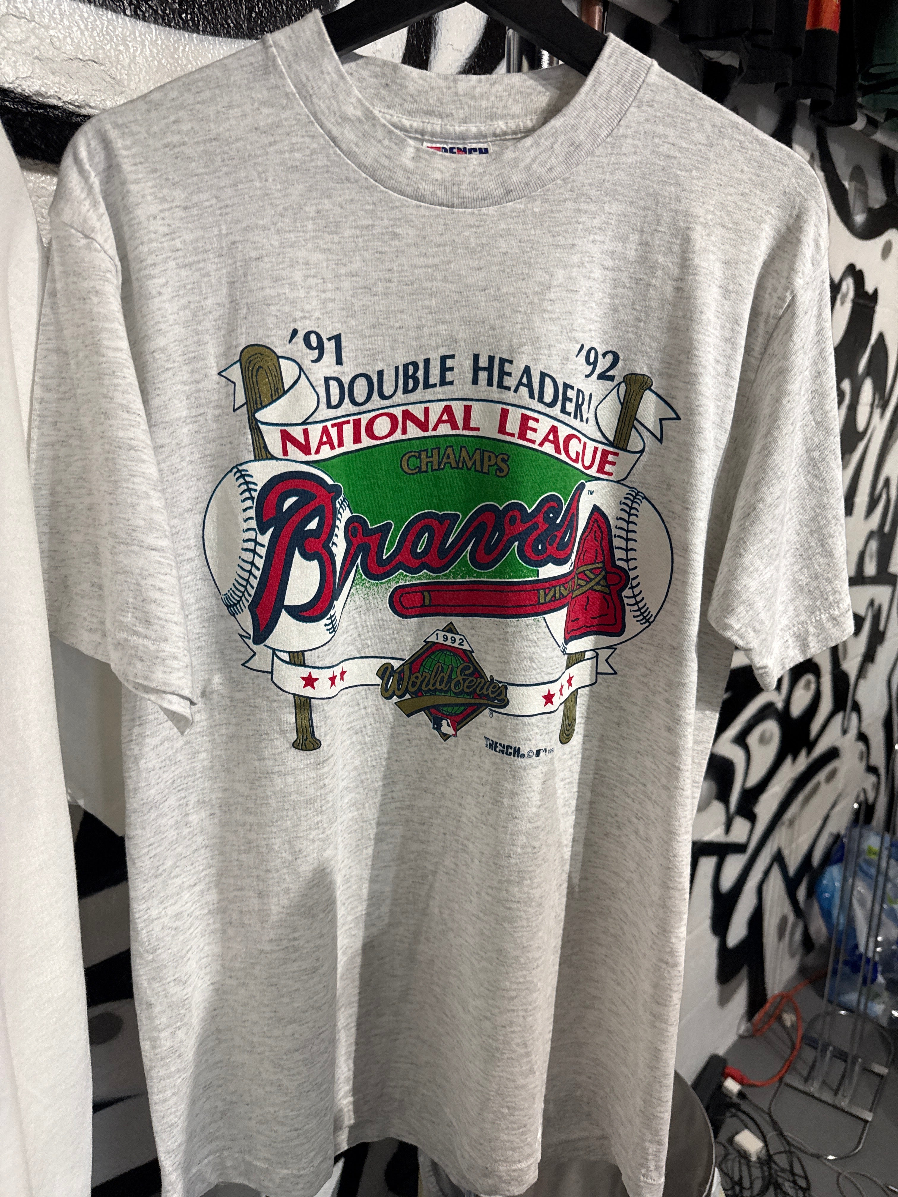 VTG ATL Braves 91/92 NL Champs L