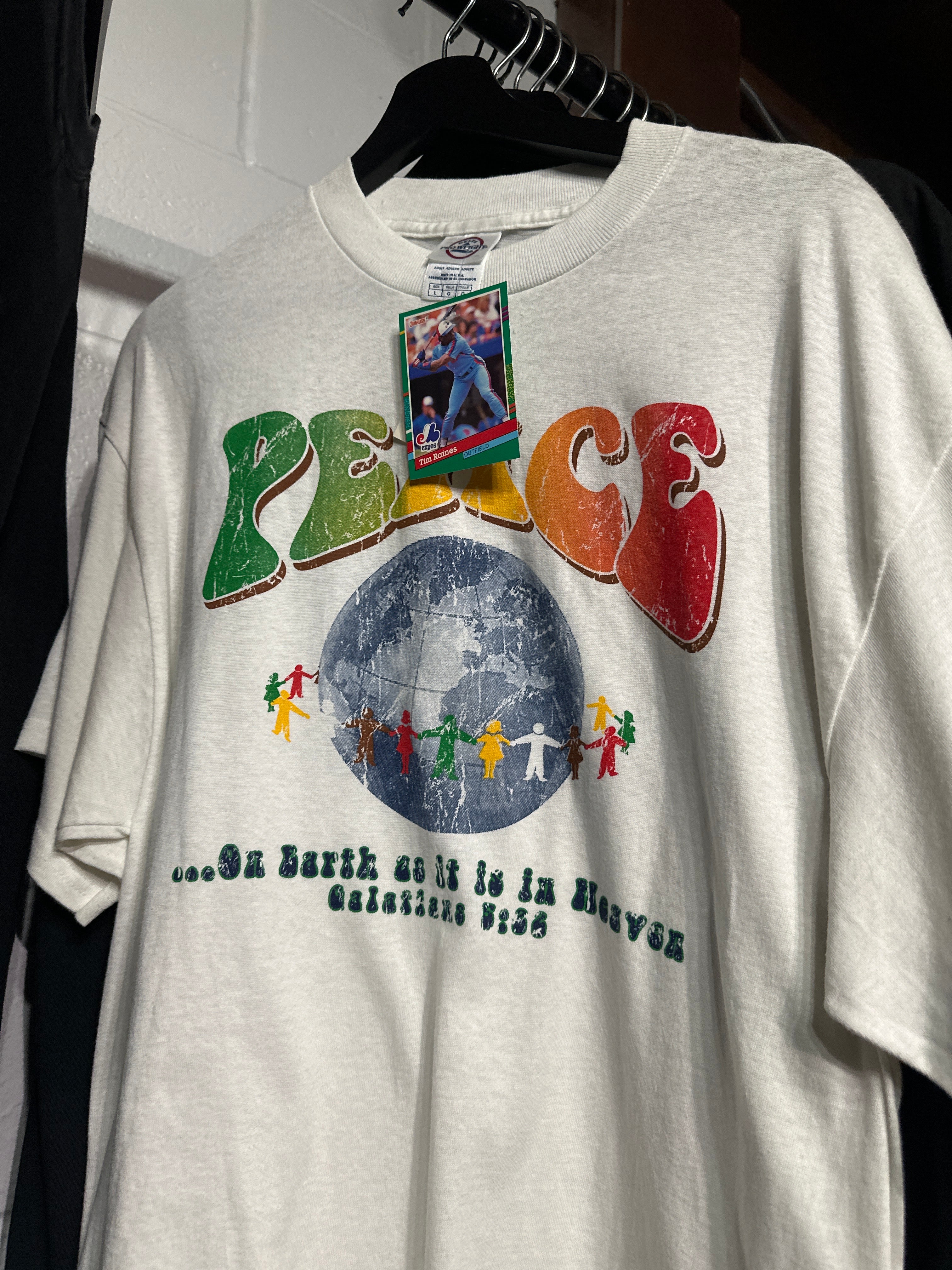 Vtg Peace Jesus Tee (L)