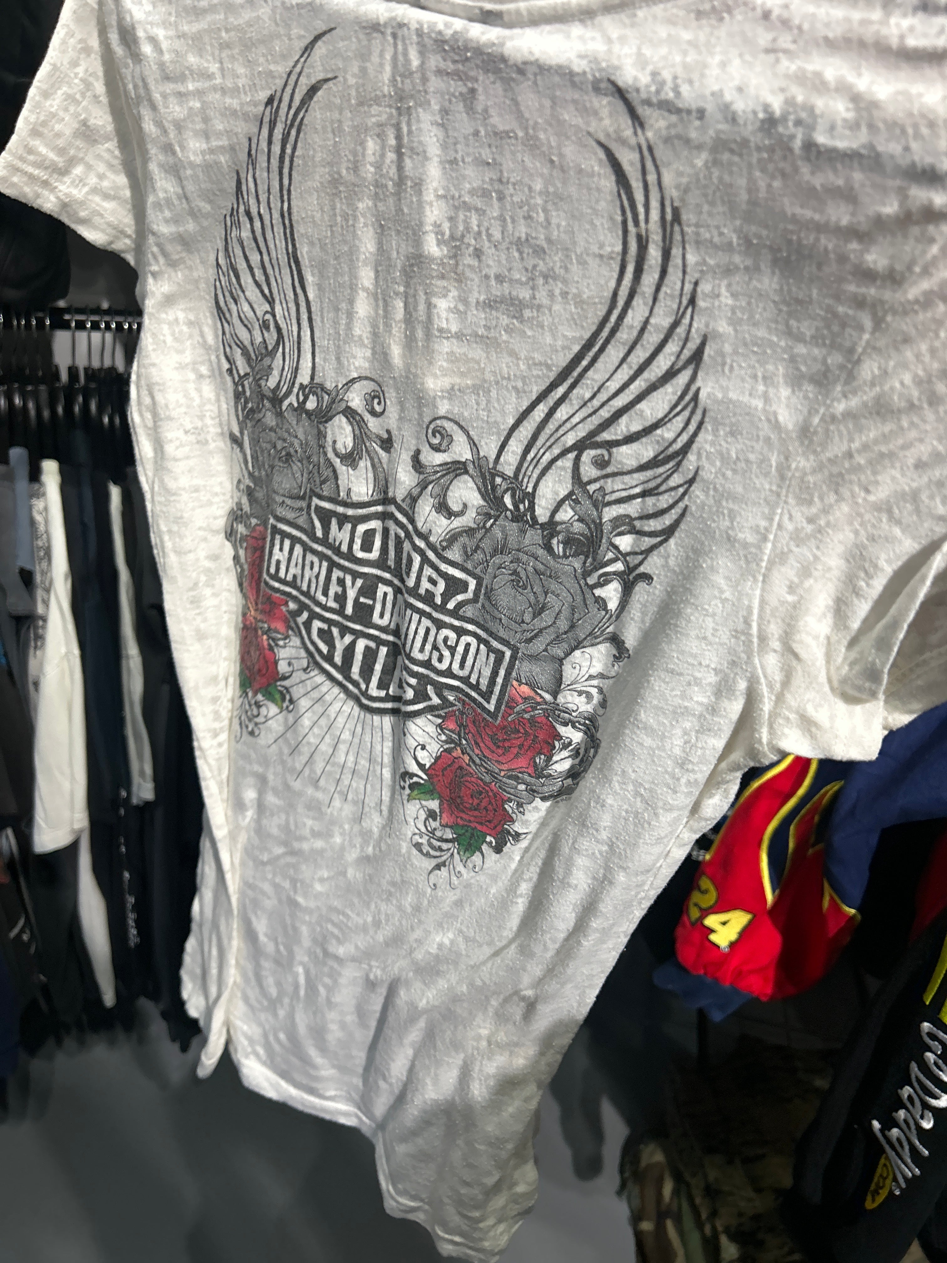VNTG WMNS Harley Sz XL