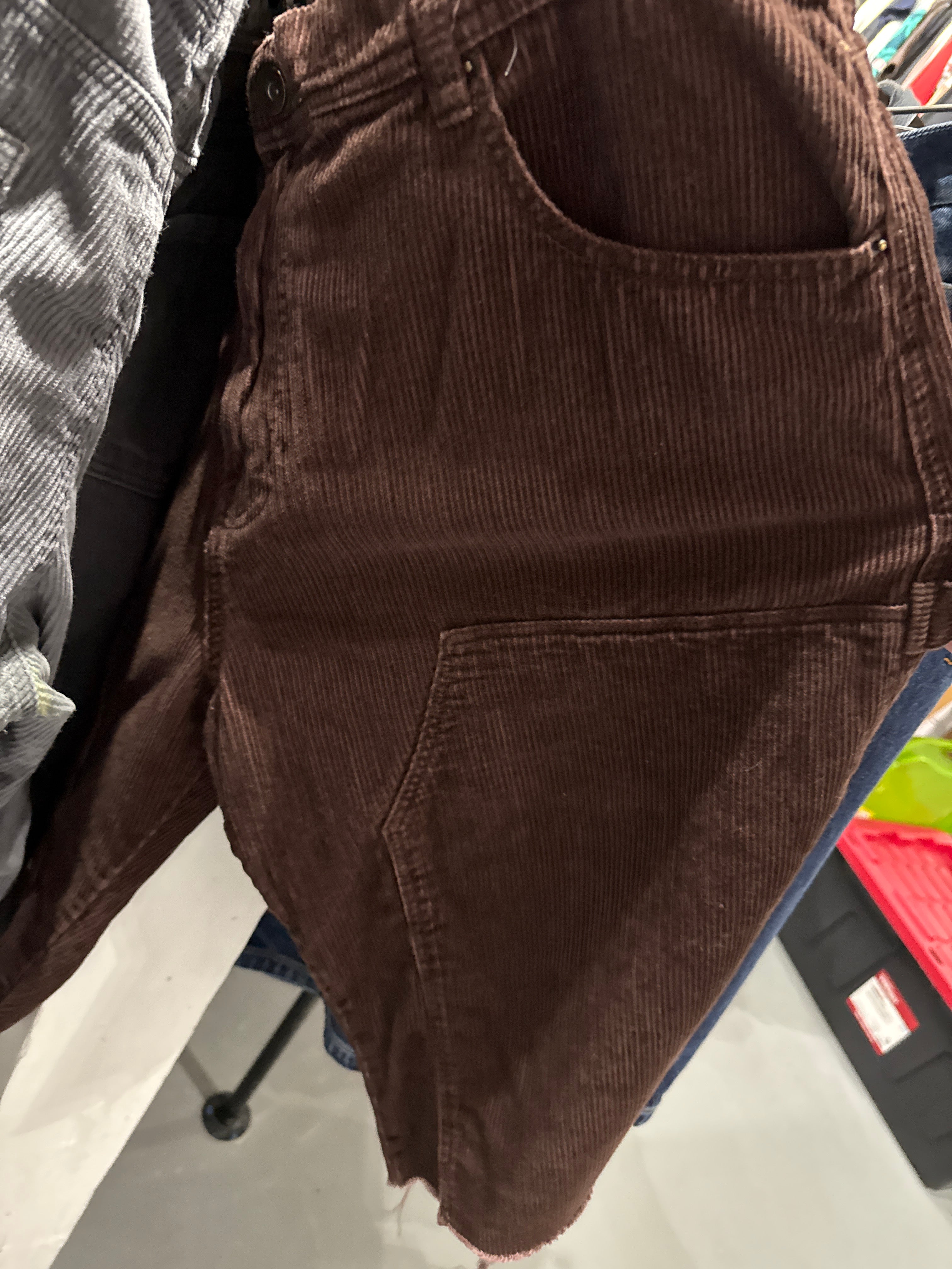 Cord Double Knee Shorts BRN Sz 40