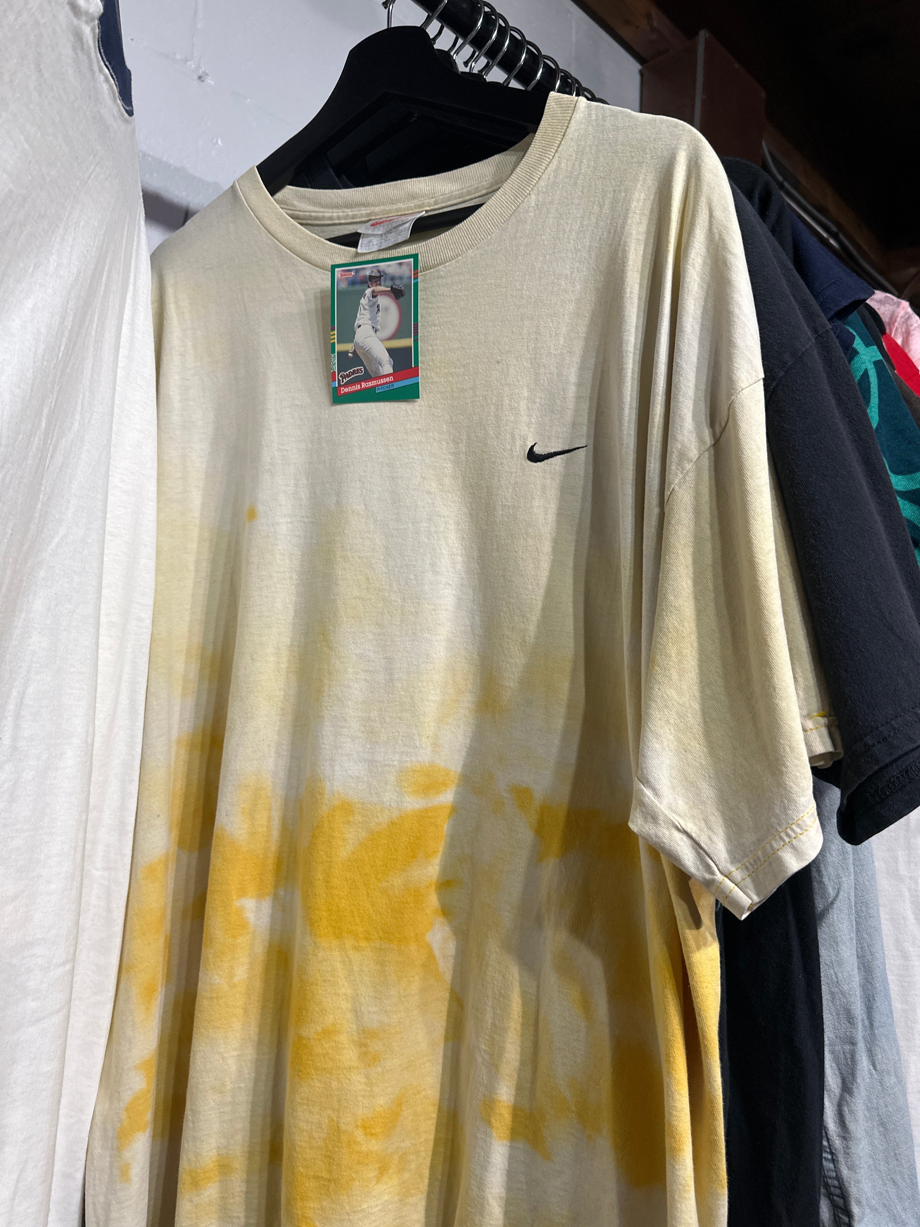 Vtg Nike Yellow Dye Tee (XL