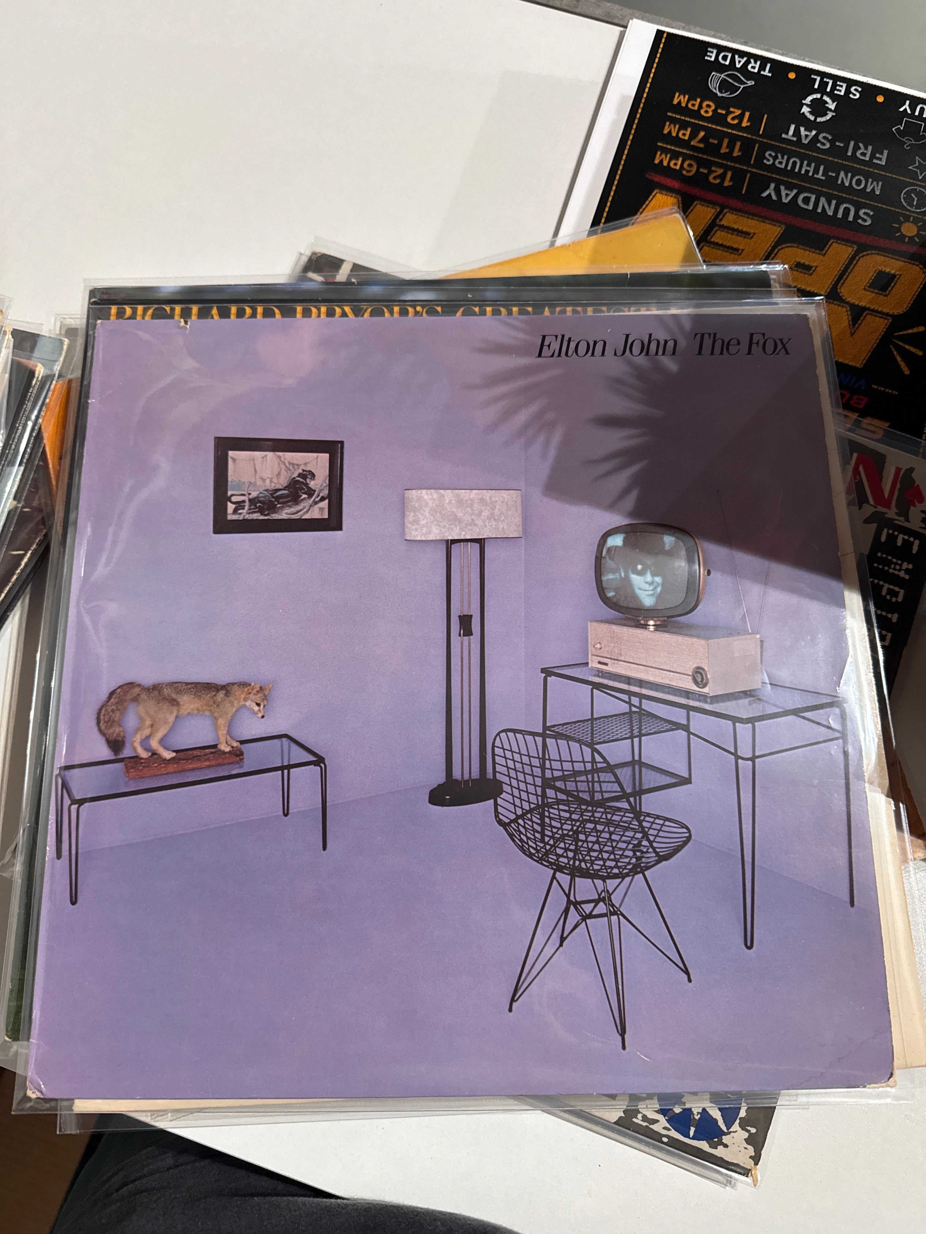 Elton John The Fox LP