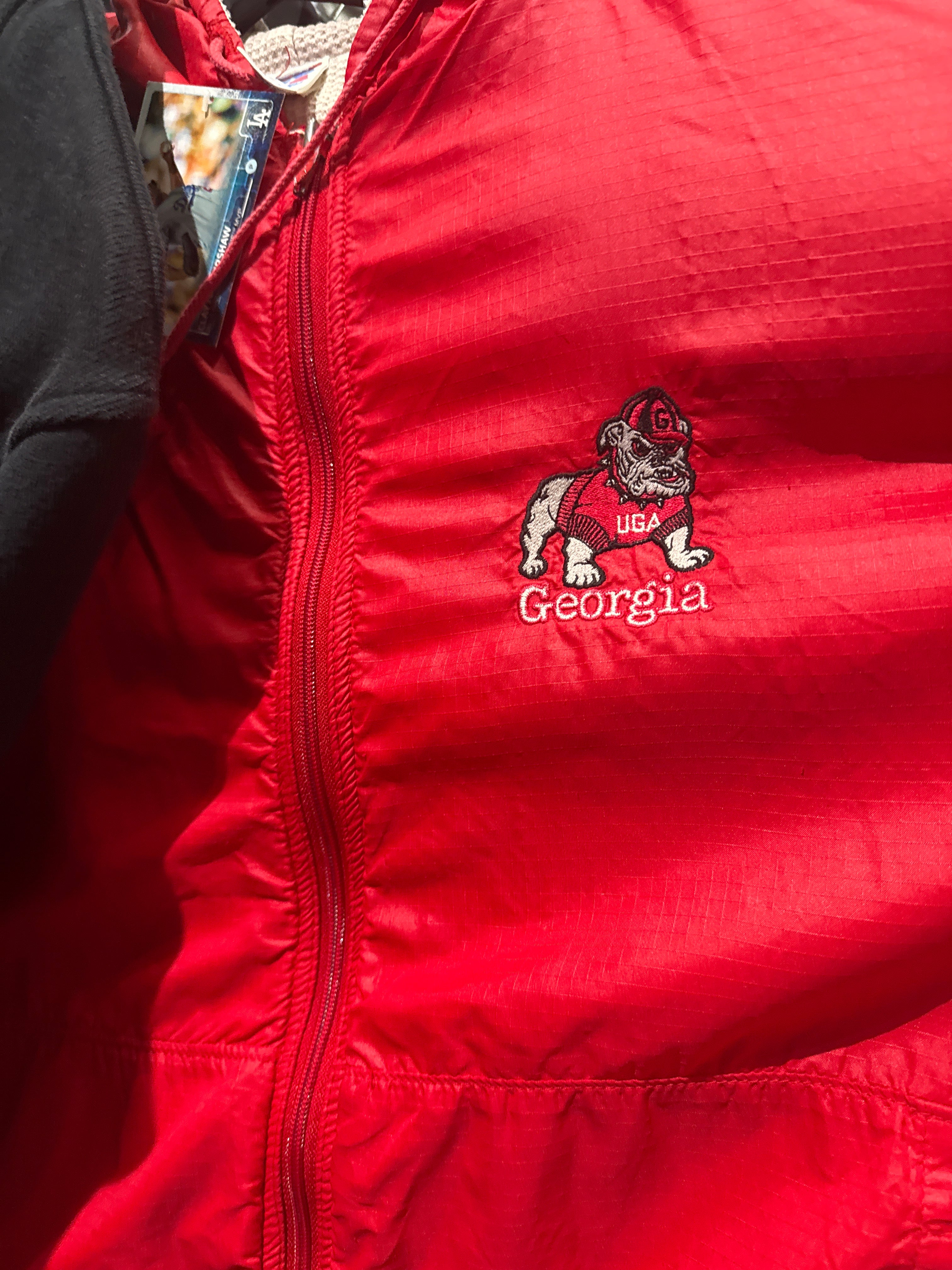 UGA Georgia Russell Zip Up Sz M