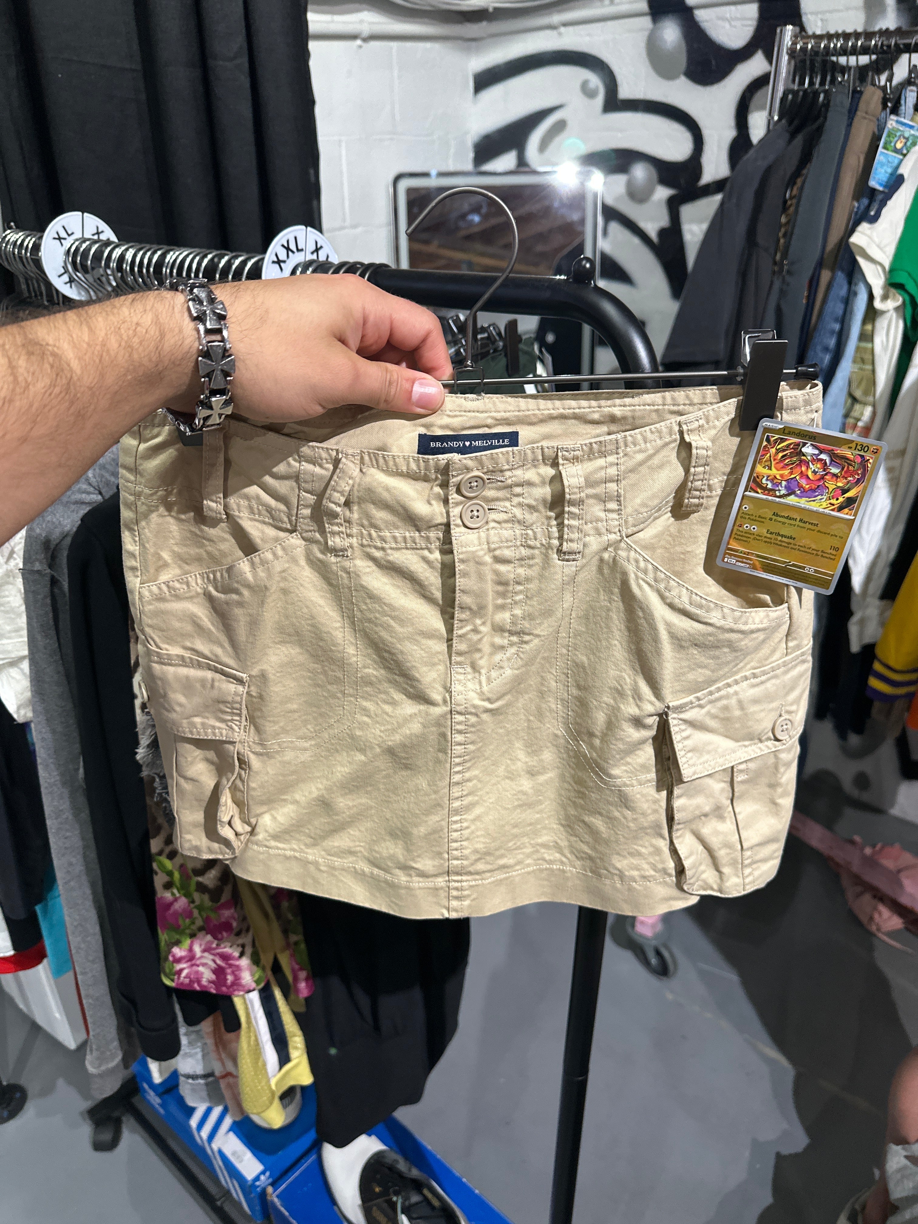 Brandy Melville Khaki Skirt (S)