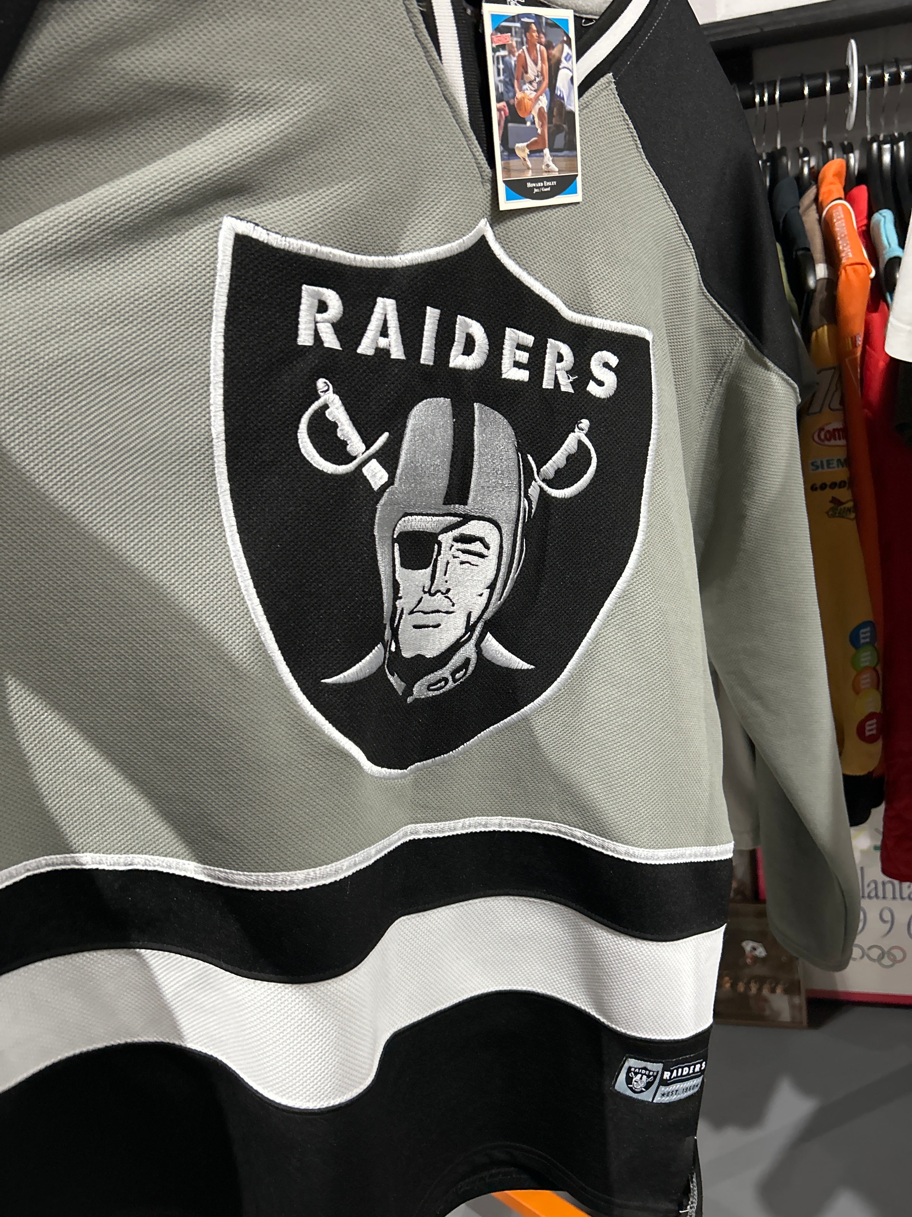 Raiders Hockey Jersey Sz L