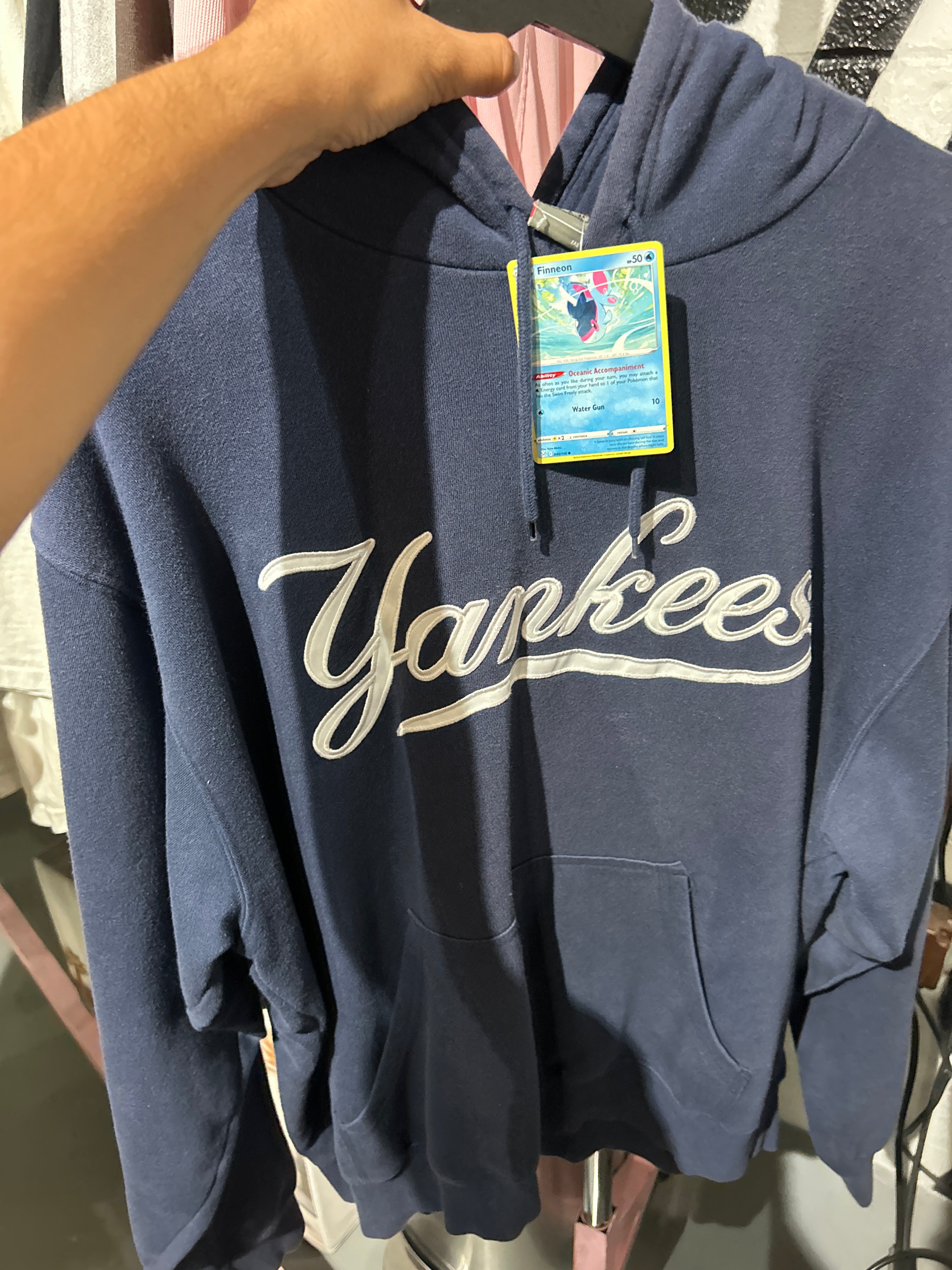 VNTG Yankees Middle Check Sz L