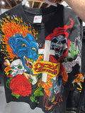 VTG Ozzy Tattoo Tee Sz XL