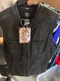 Harley Waxed Vest Sz L