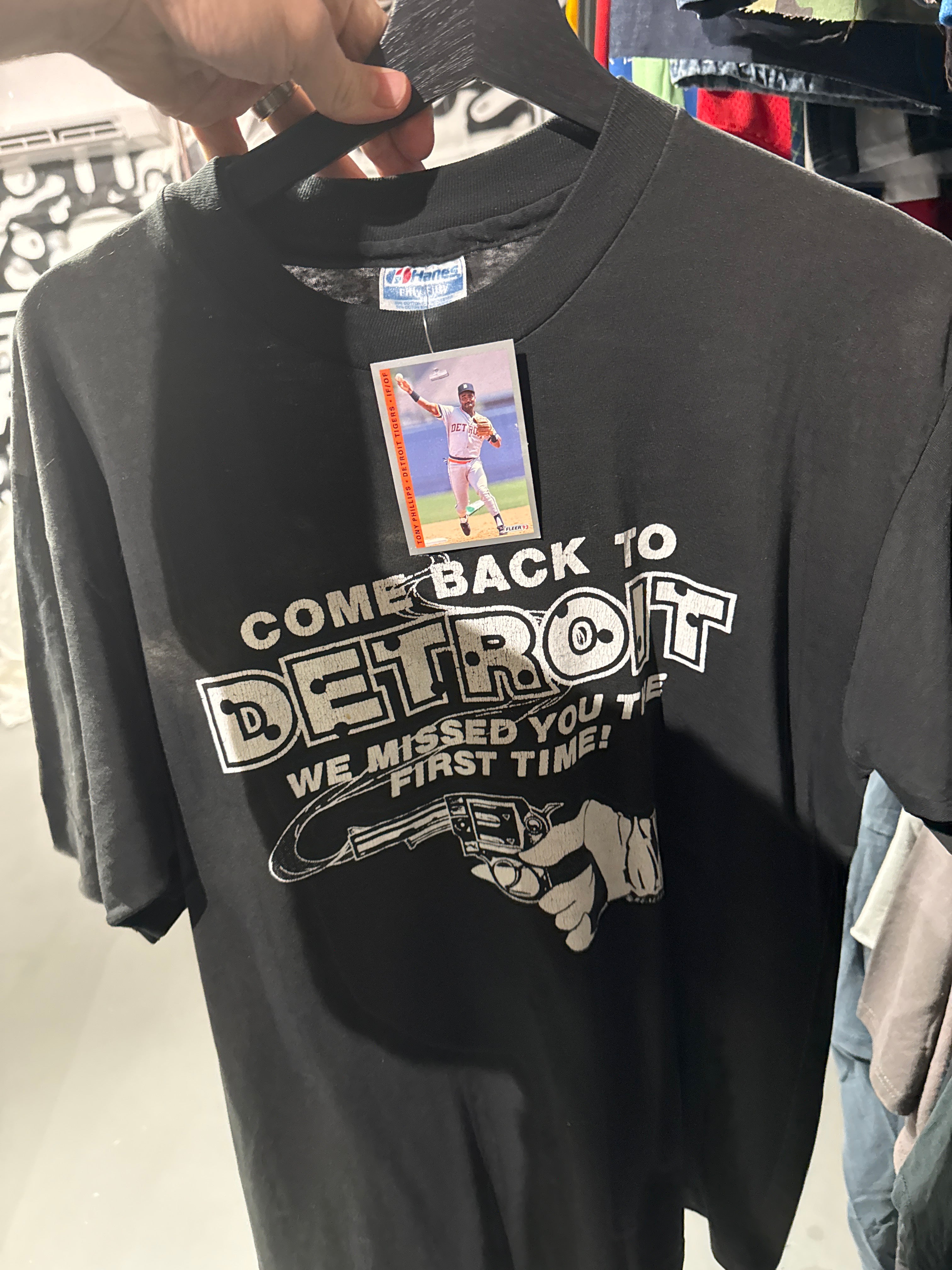 VTG Detroit Pew Pew T Sz L