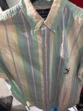 Polo Pastel Stripe Sz L
