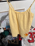 Bebe Yellow Bottle Top Sz M