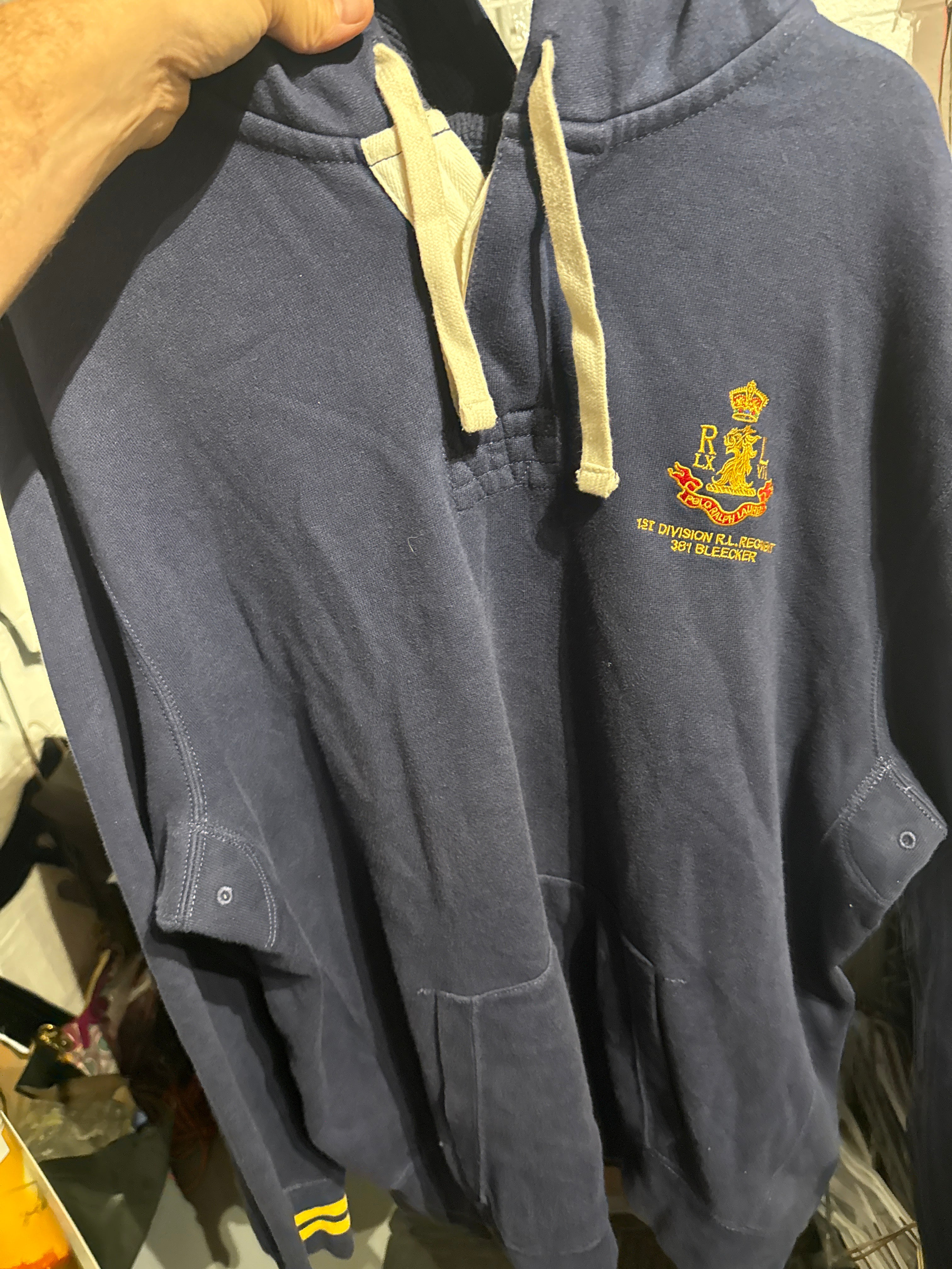 Polo Hooded Pullover Sz XL
