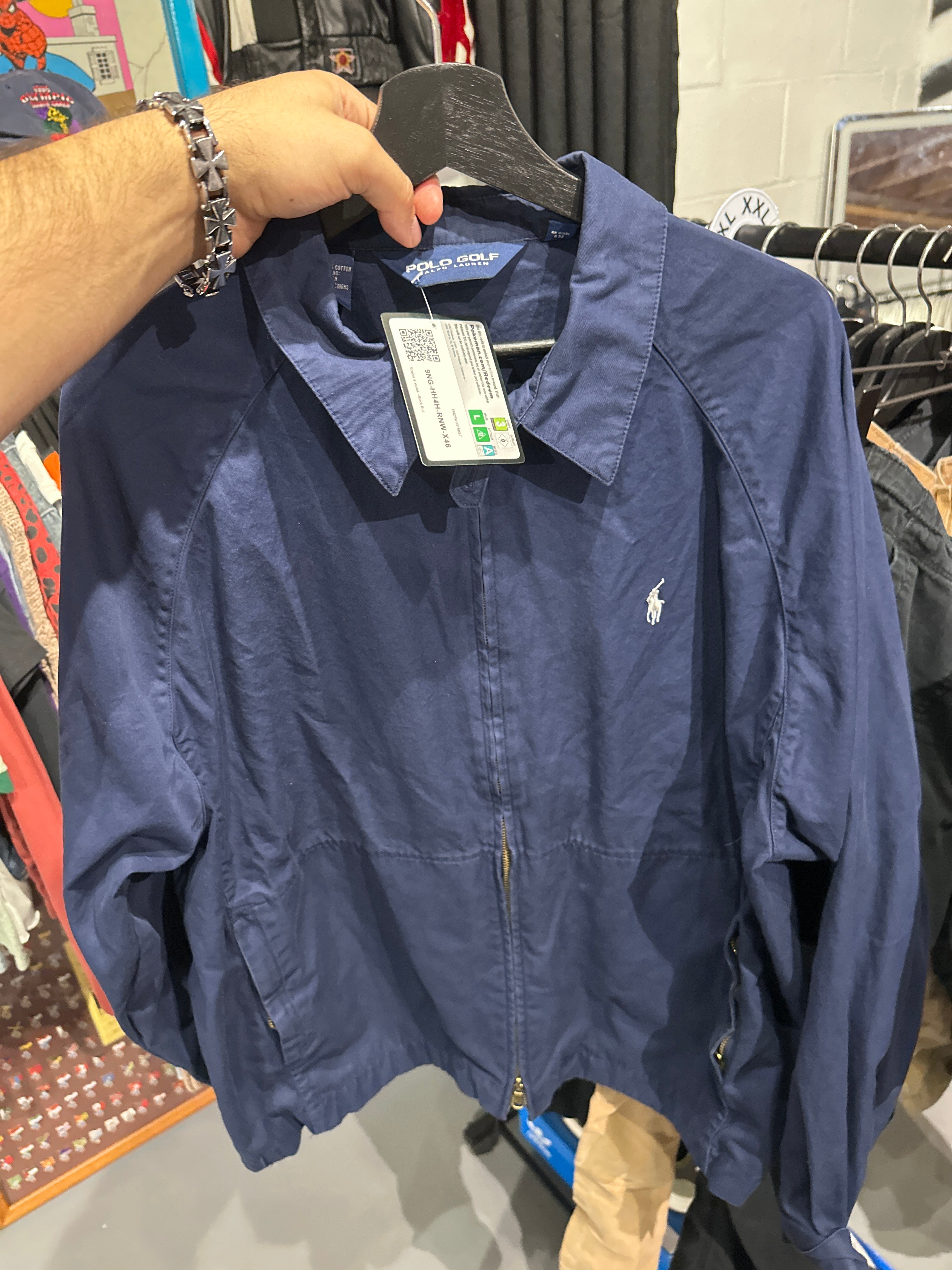Vtg Polo Herrington Jacket (XL)