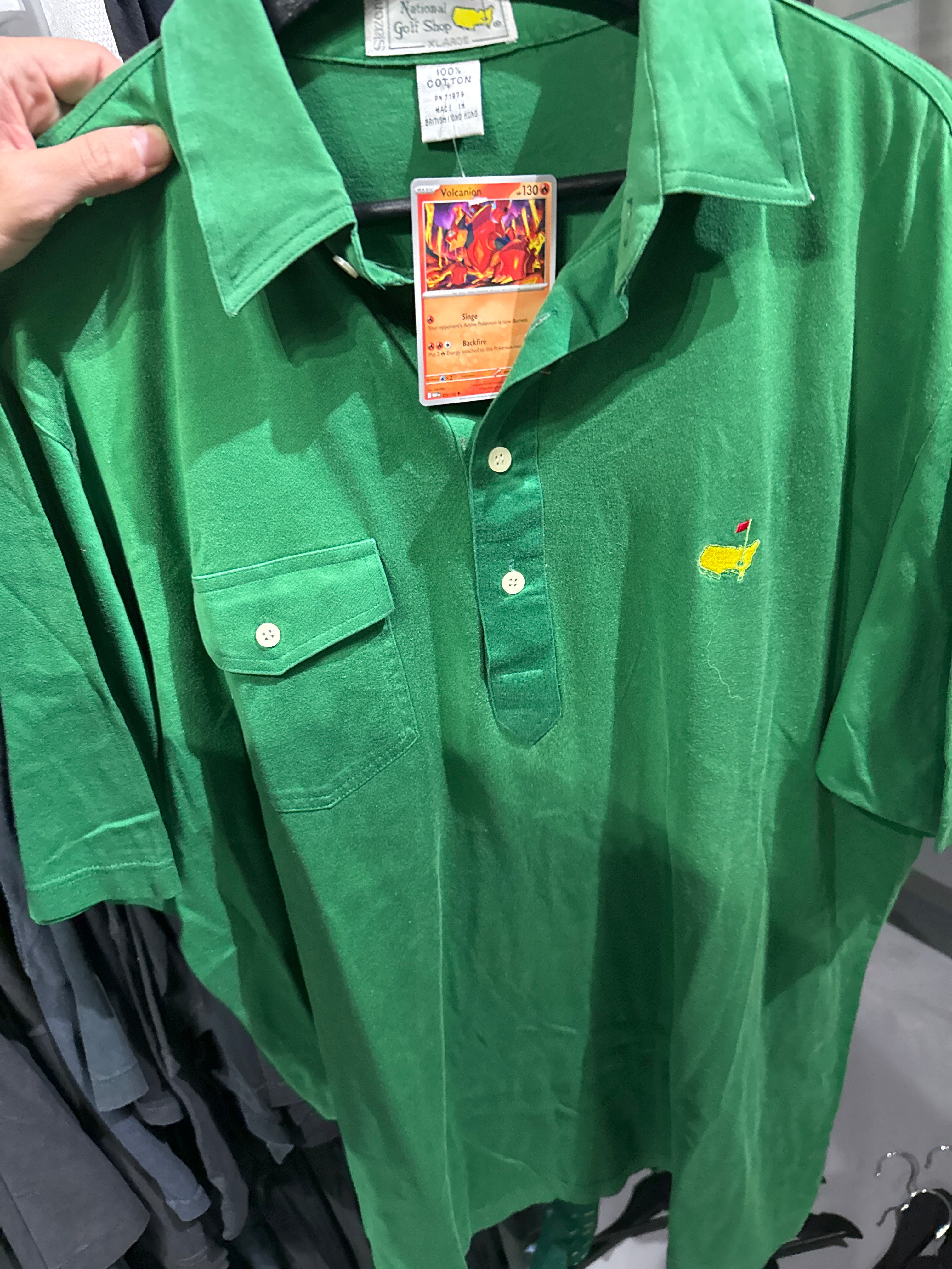 VTG 80s Masters Polo Sz XL