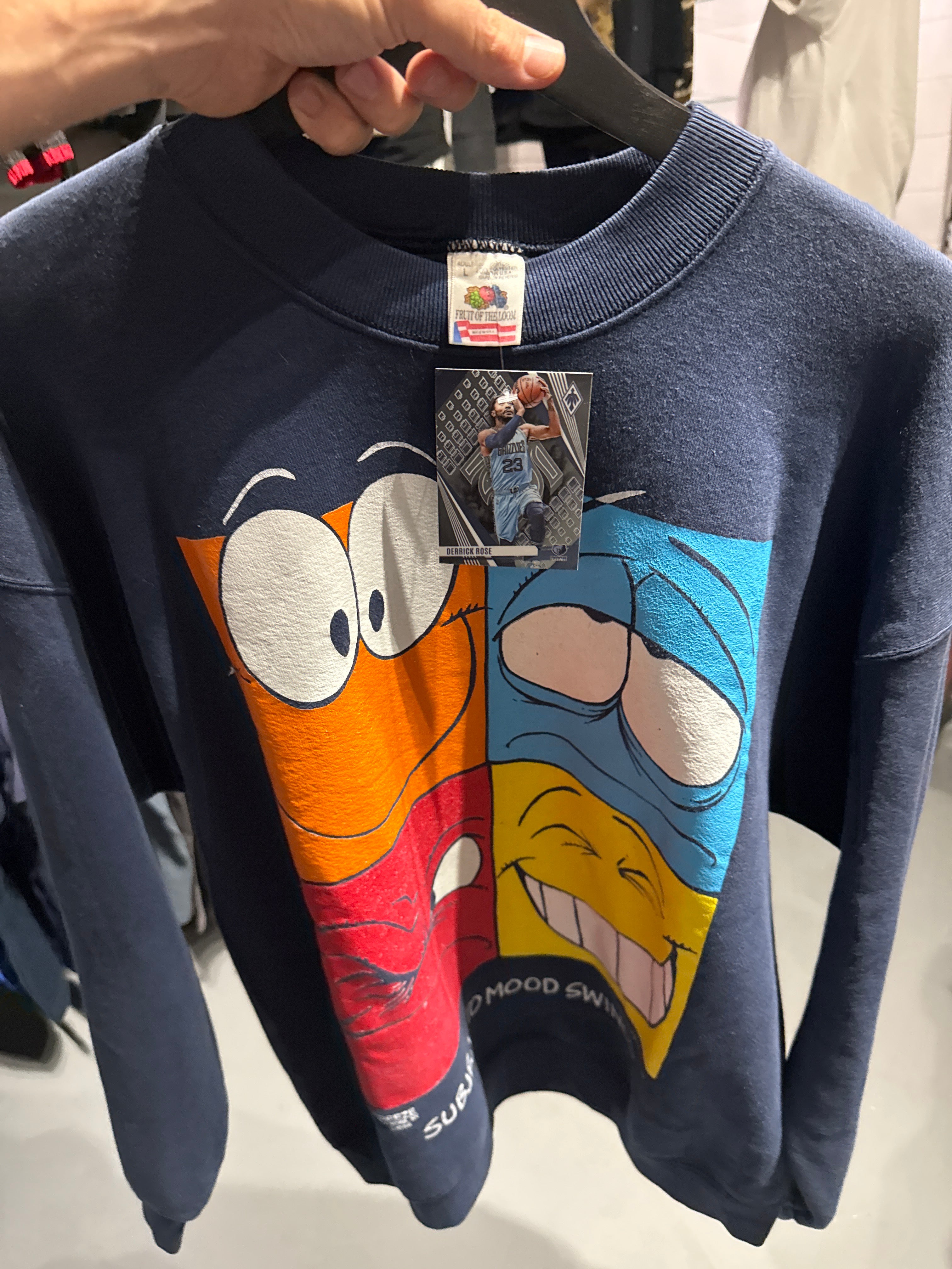 VTG Moods Crewneck Sz L