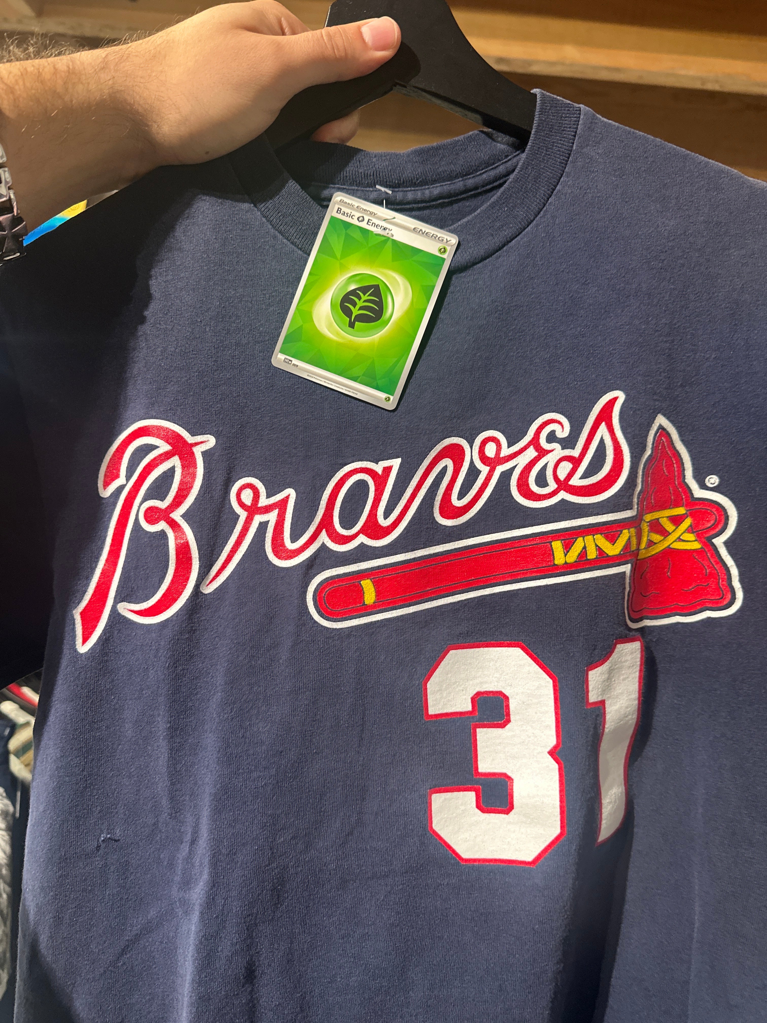 Vtg Braves Crop Tee (L)