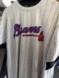 VTG ATL Braves Pin Stripe L